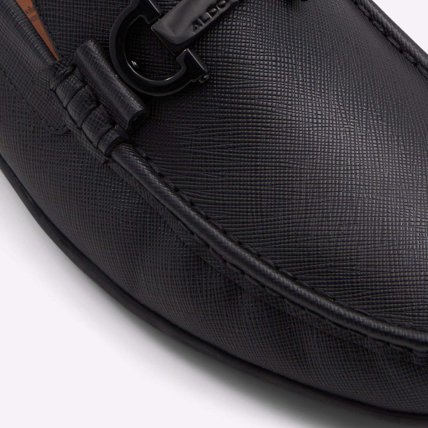Erkek Hakiki Deri Siyah Slip-on Ayakkabı-8