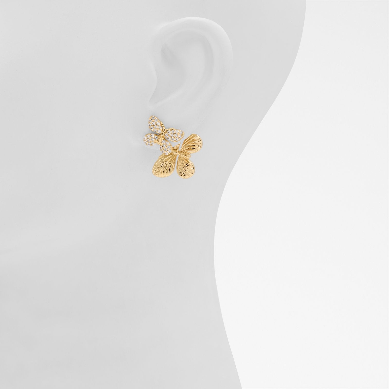 Gold Rengi Kadın Küpe-2