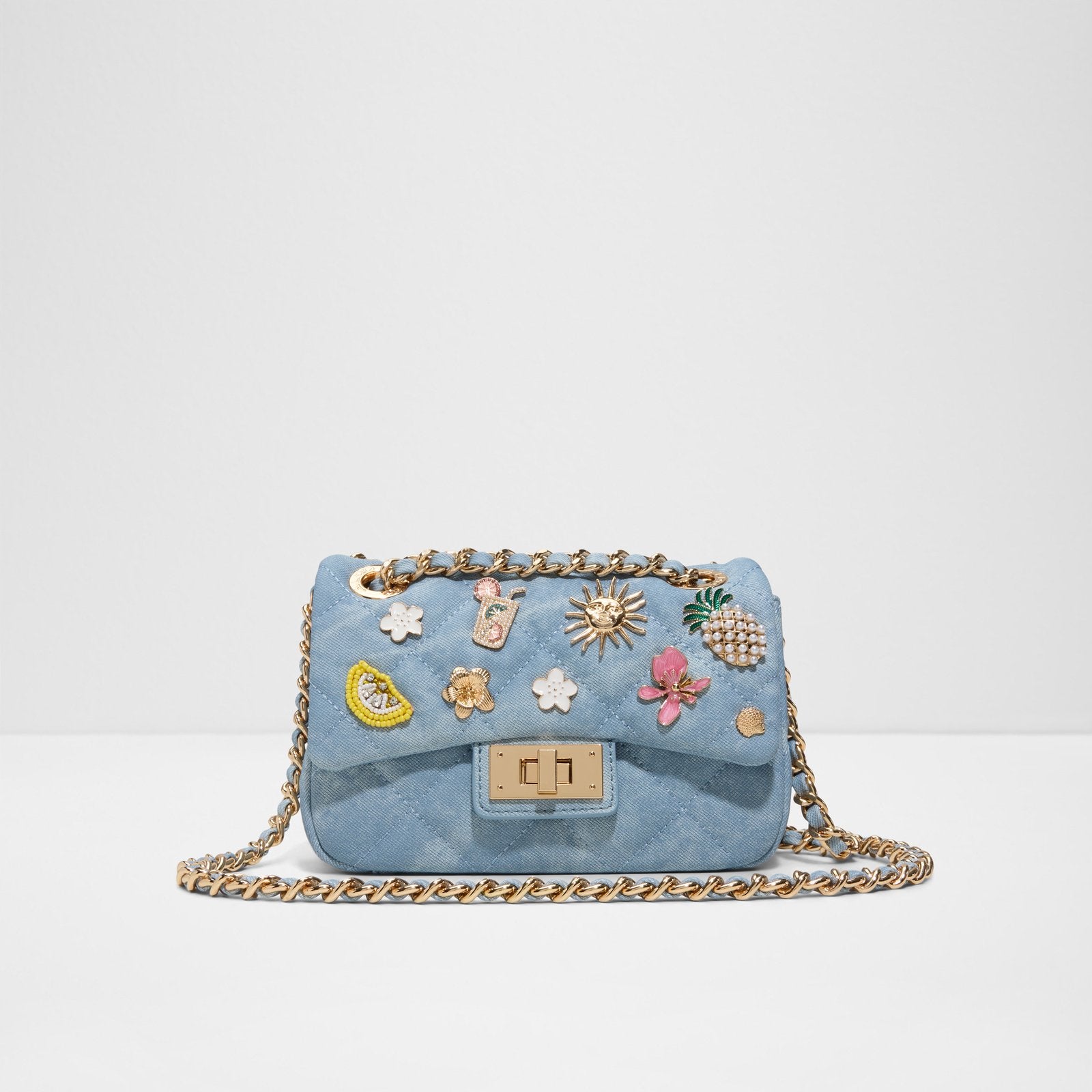 Kadın Mavi Omuz Ve El Çantası-1