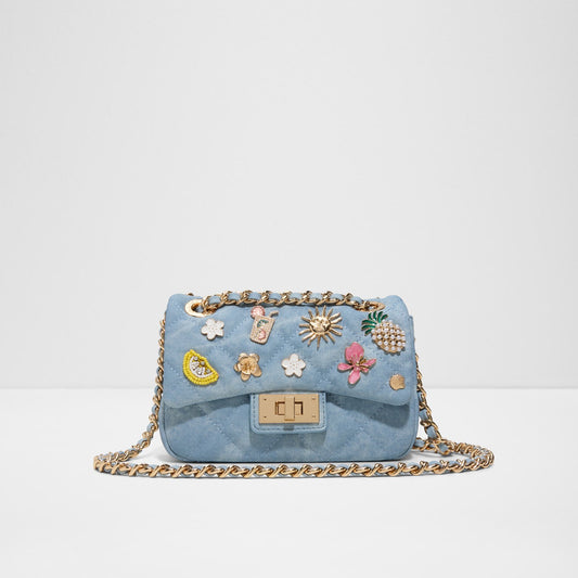 Kadın Mavi Omuz Ve El Çantası-1