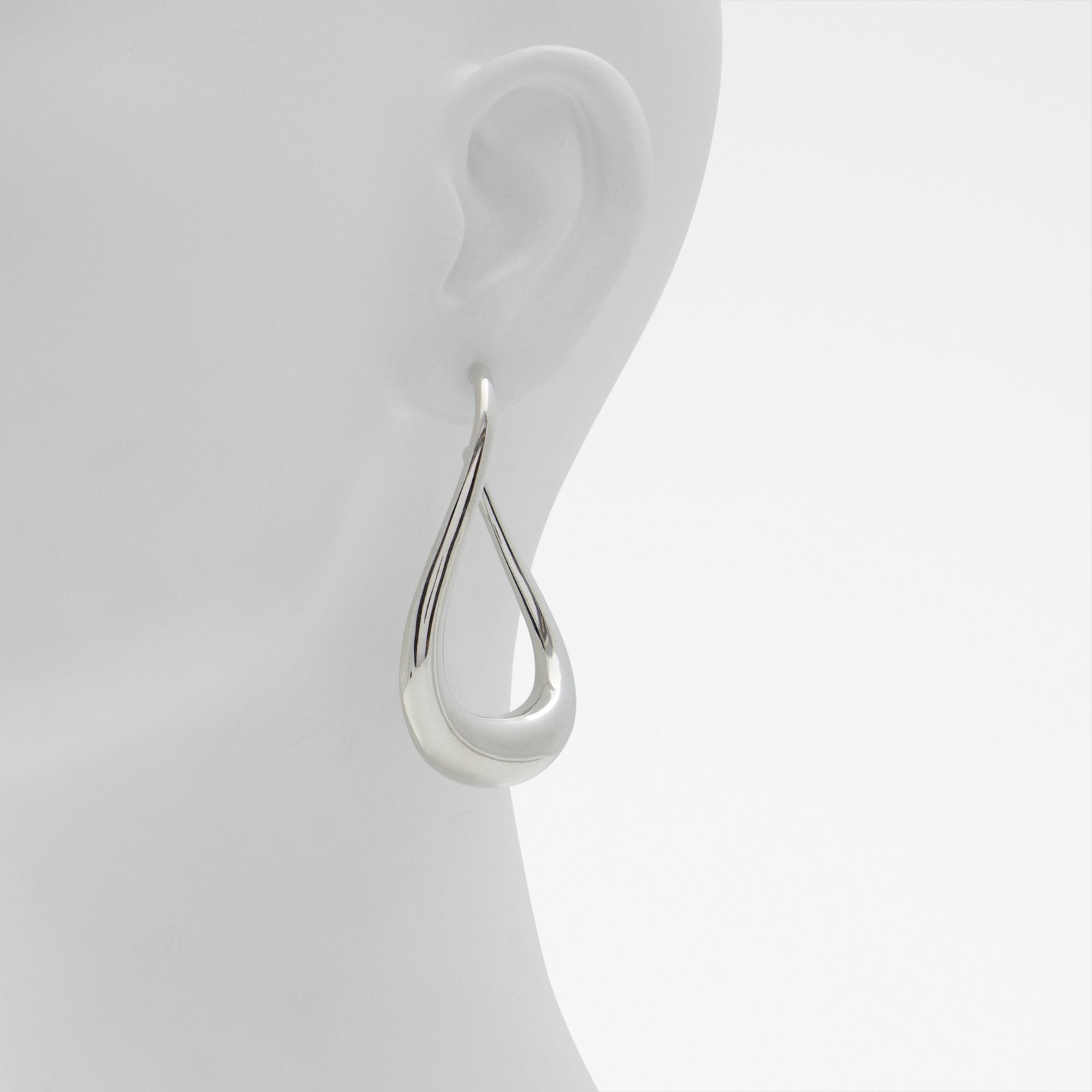 Kadın Gümüş Rengi Küpe-2