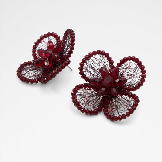 Kadın Bordo Rengi Küpe-1