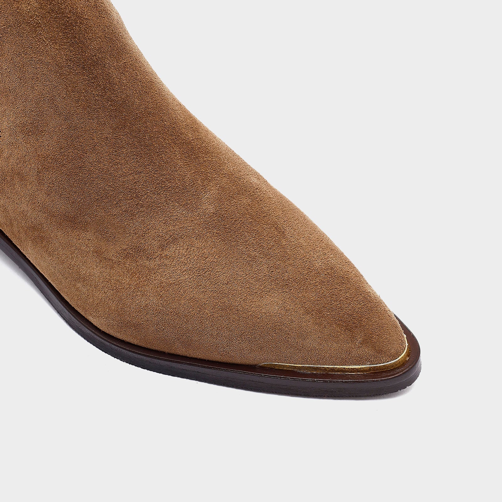 Kadın Bej Western Bot-5