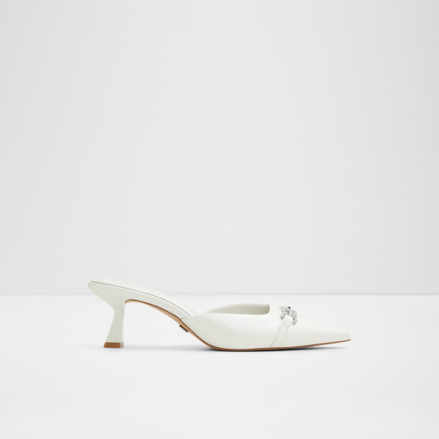 Kadın Beyaz Topuklu Terlik-1