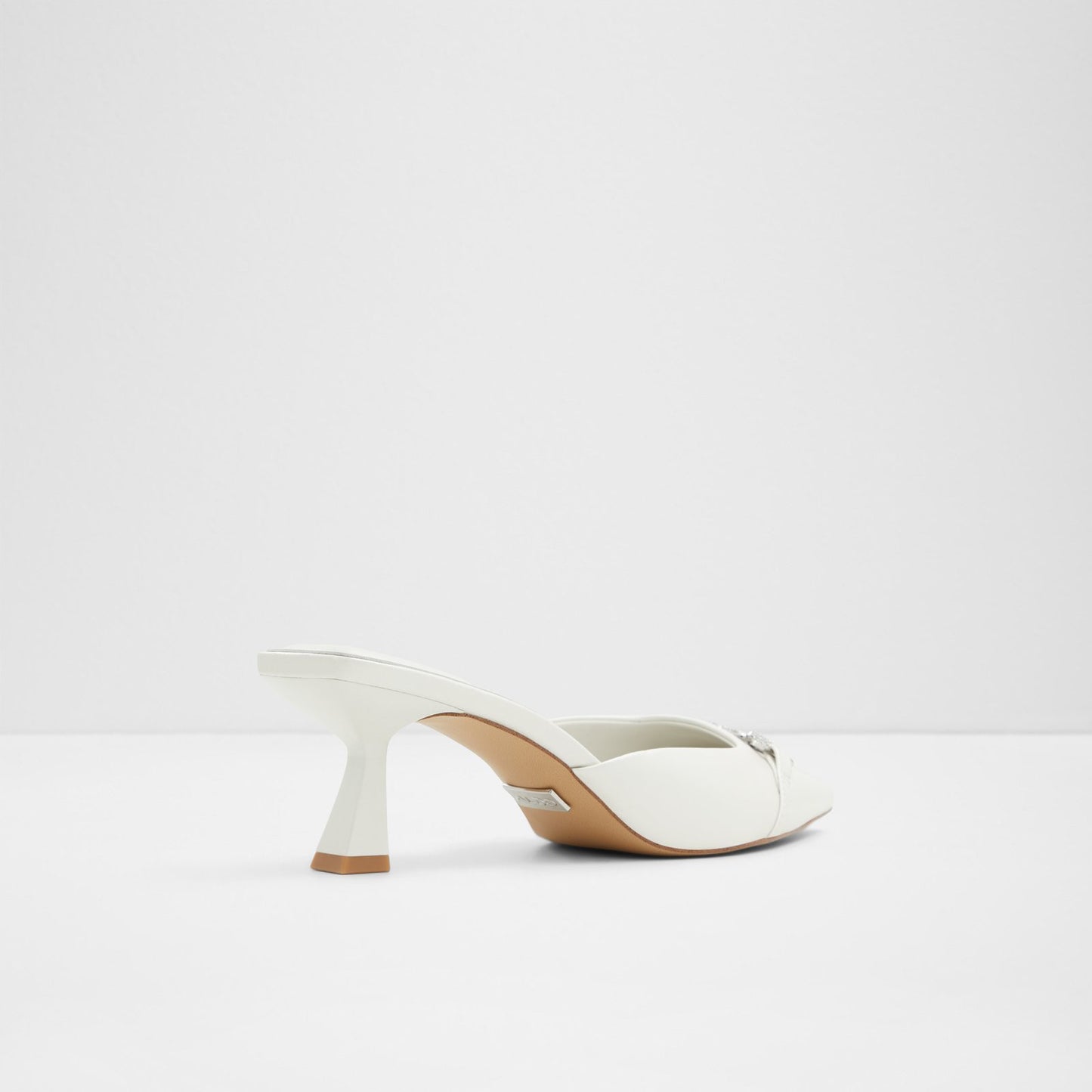 Kadın Beyaz Topuklu Terlik-2