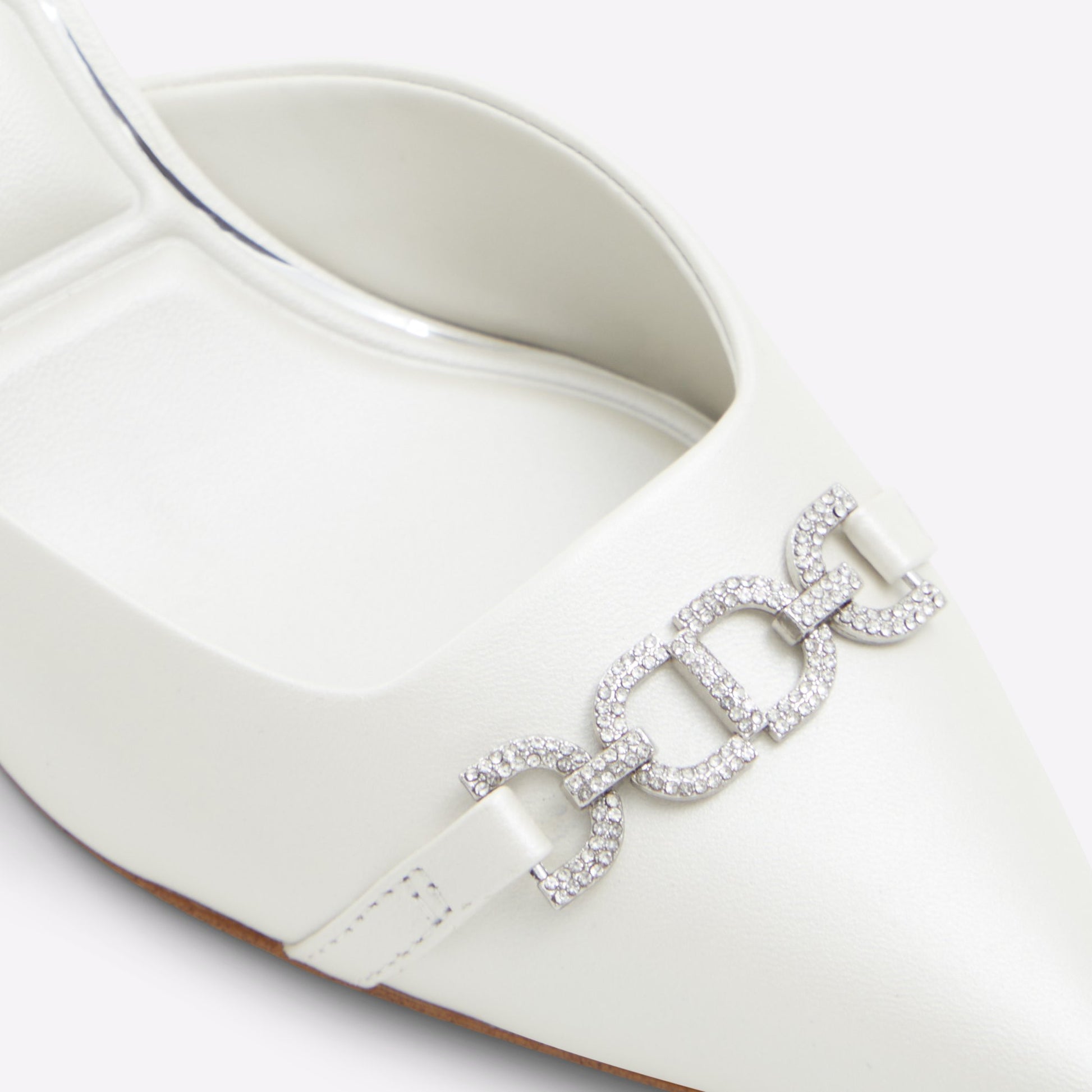 Kadın Beyaz Topuklu Terlik-7