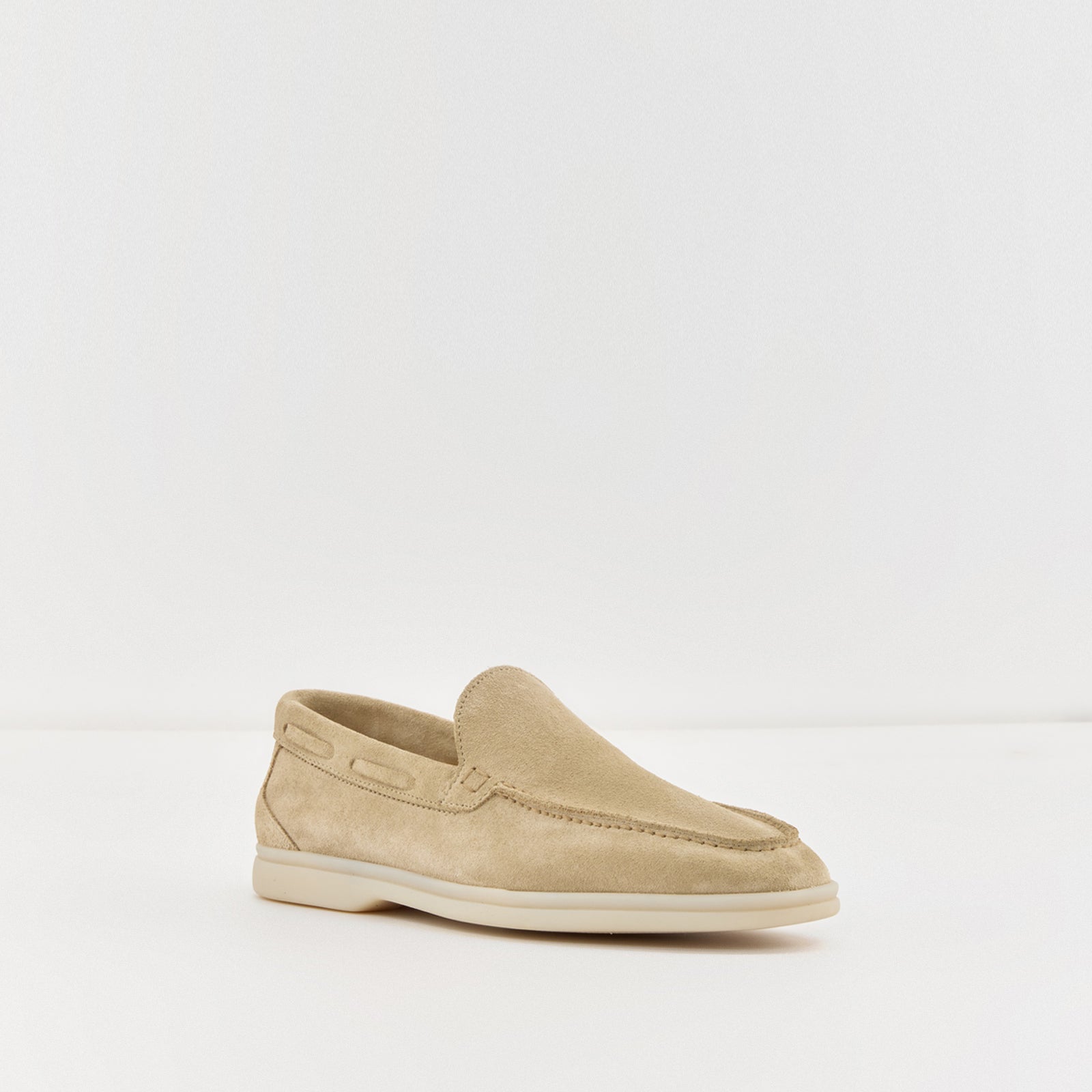 Kadın Bej Loafer-2
