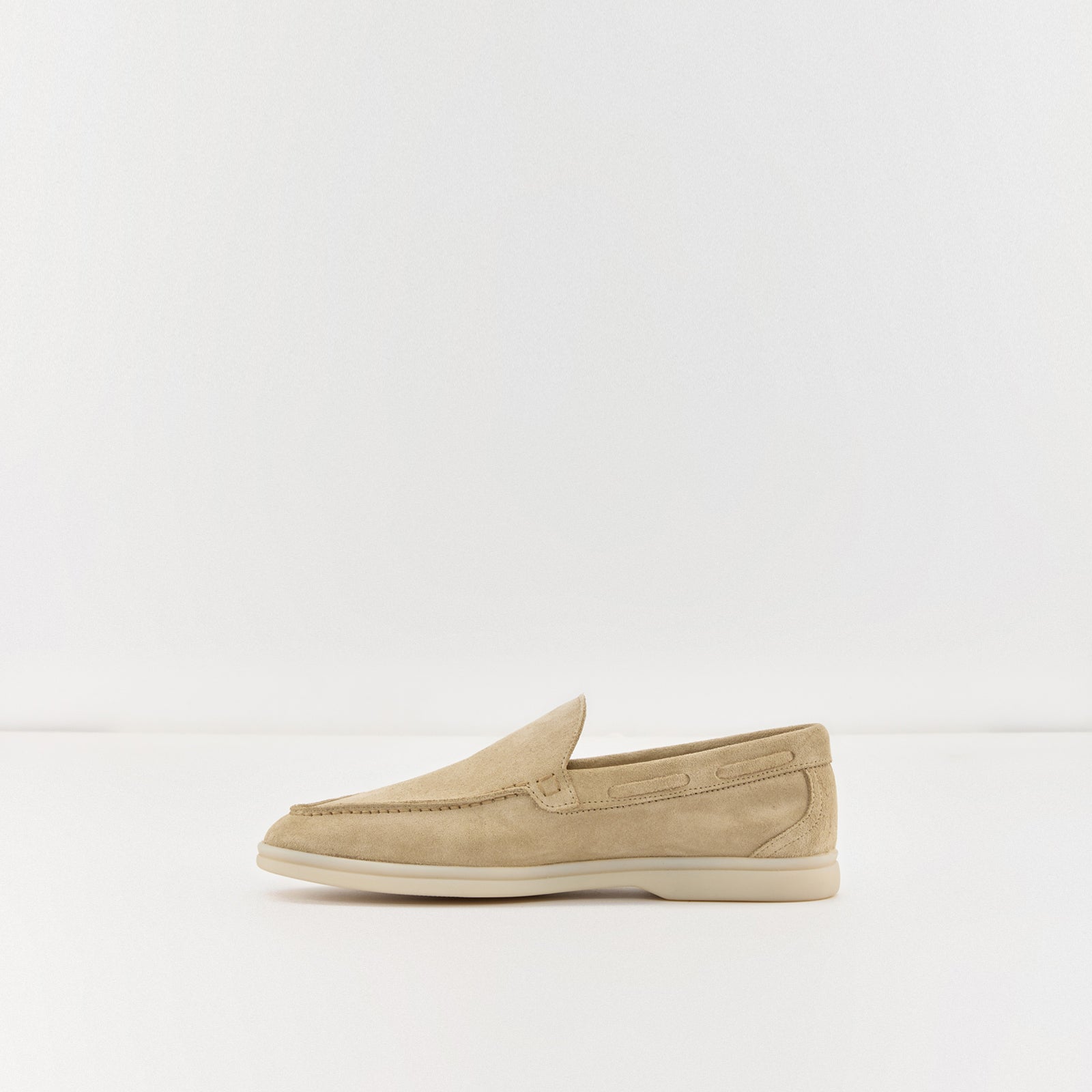 Kadın Bej Loafer-4