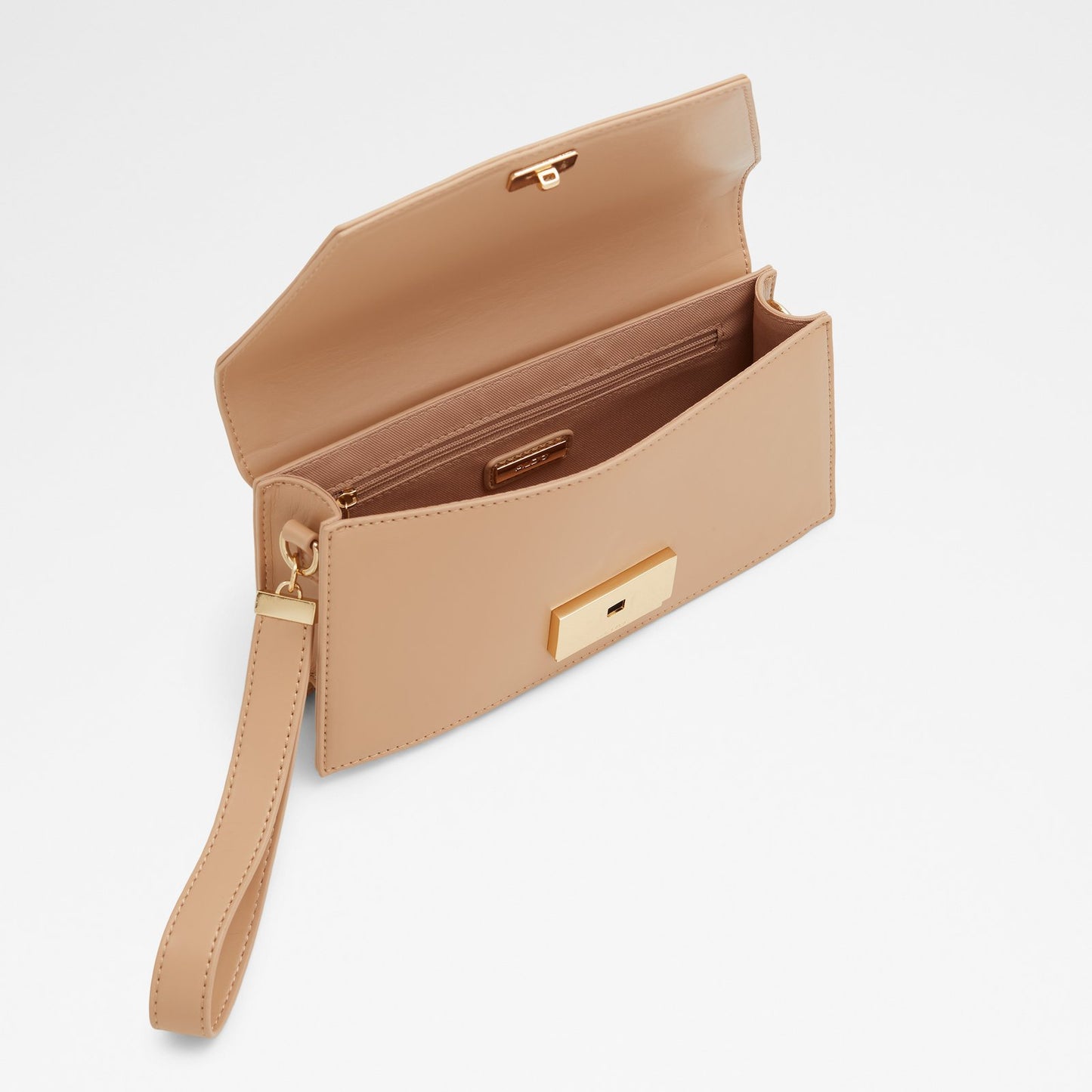 Kadın Bej Clutch El Çantası-3