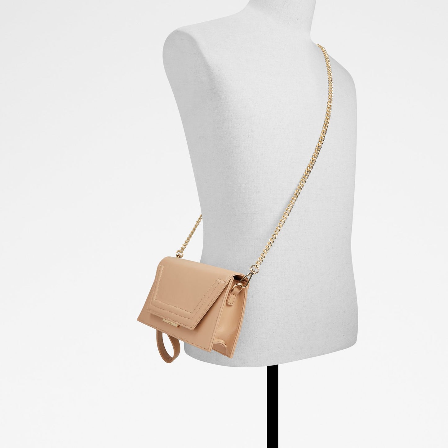 Kadın Bej Clutch El Çantası-4