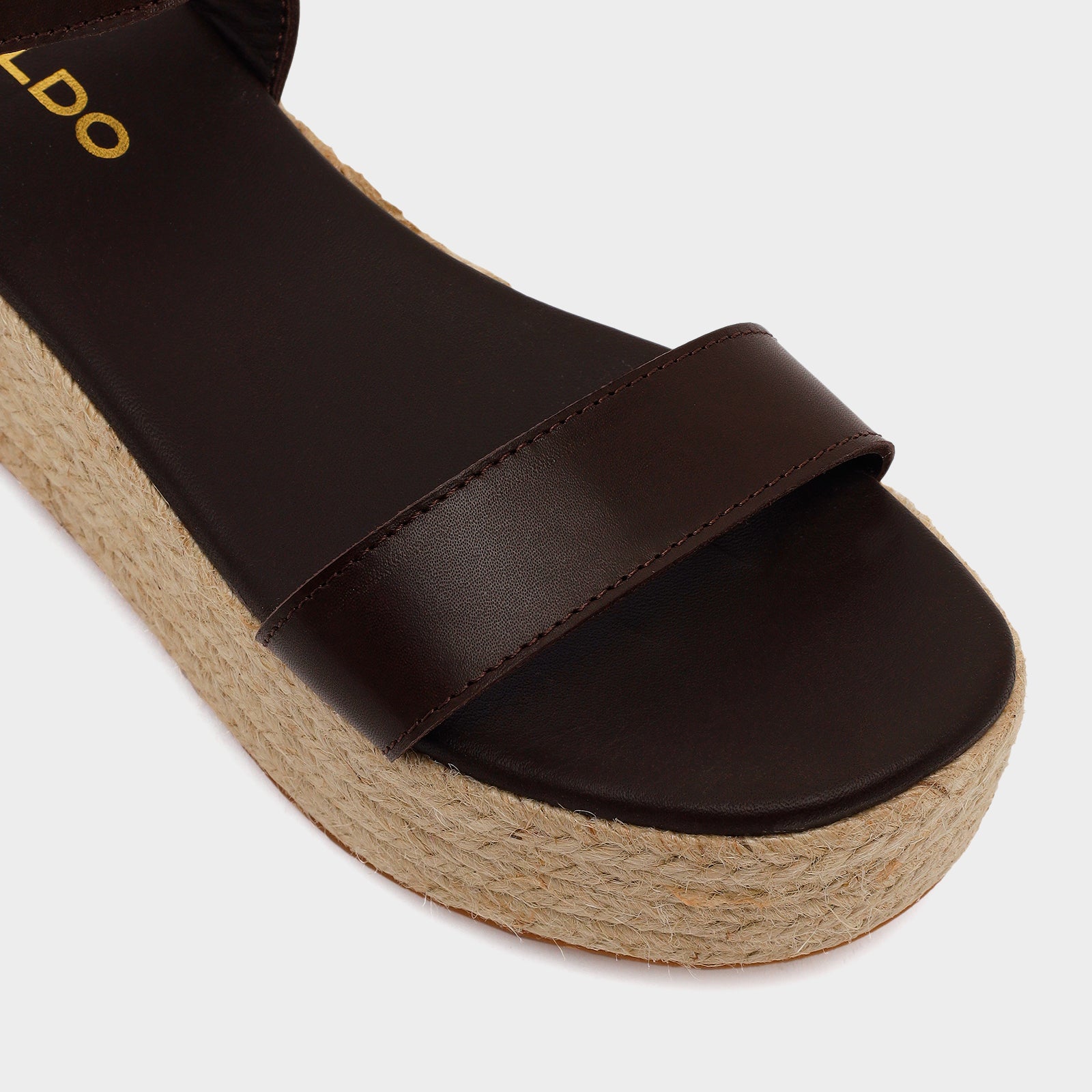 Kadın Kahve Dolgu Topuk Sandalet-6