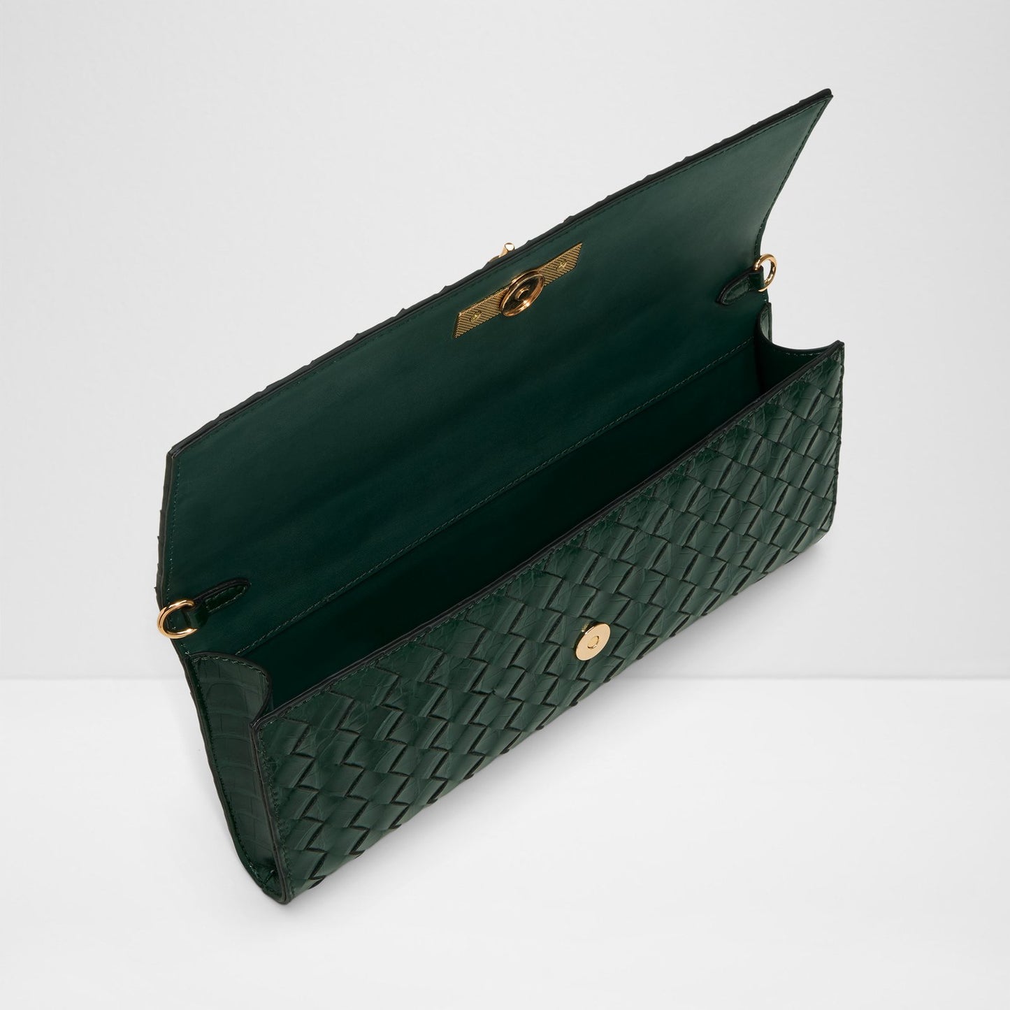 Kadın Yeşil Clutch El Çantası-3