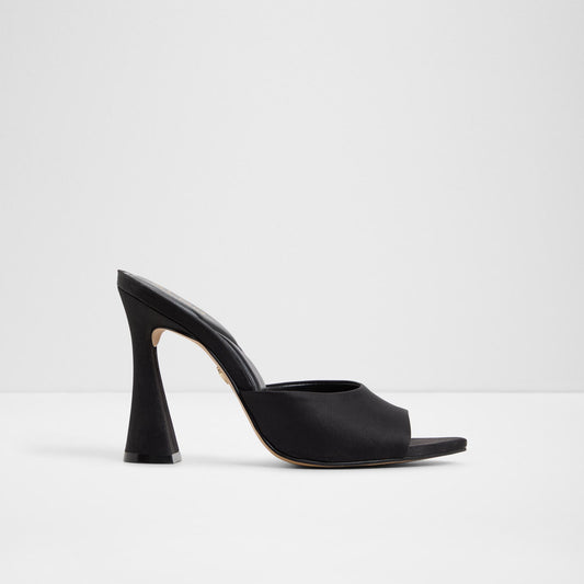 Kadın Siyah Topuklu Terlik-1