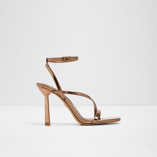Kadın Kahverengi Topuklu Sandalet-1
