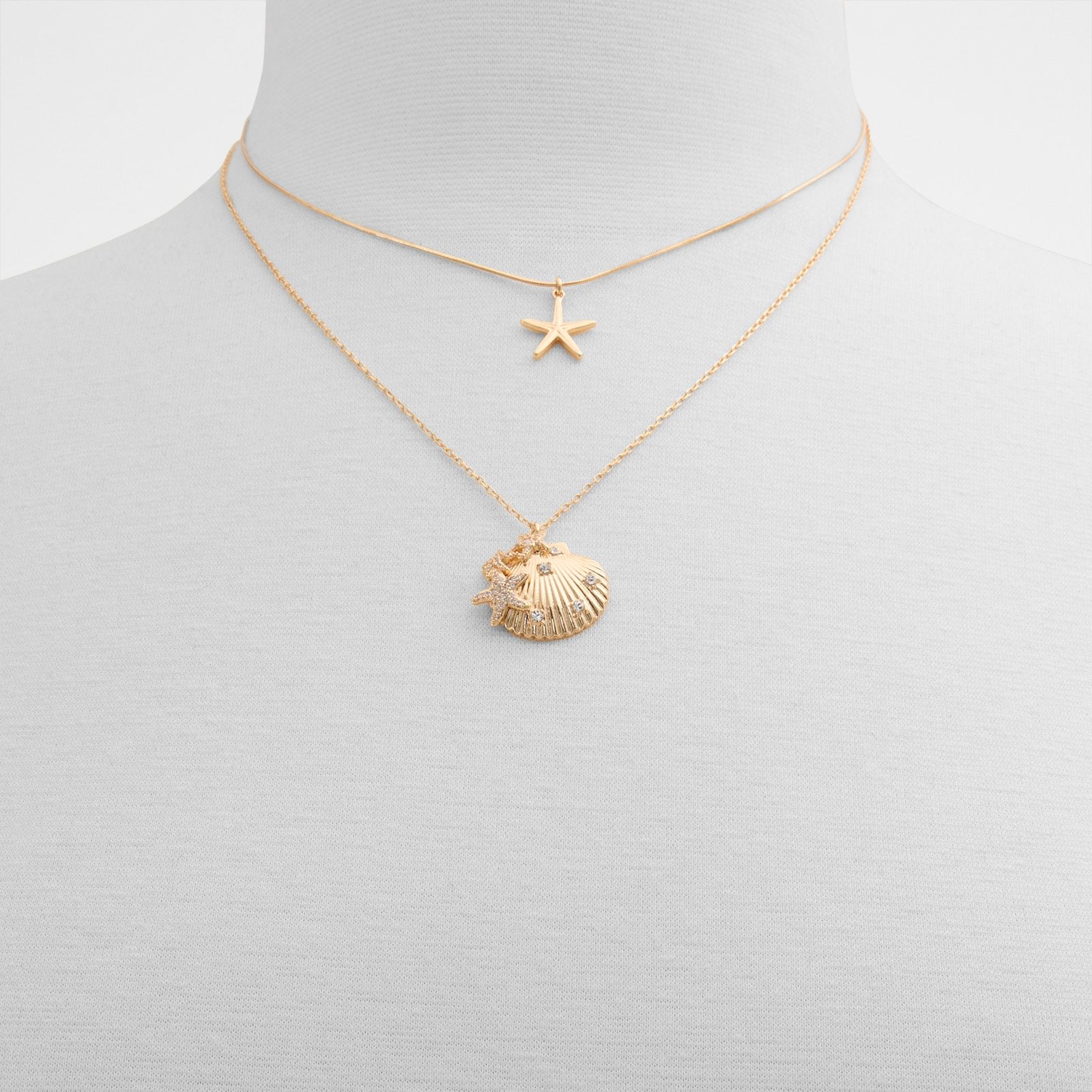 Kadın Gold Rengi Kolye-2