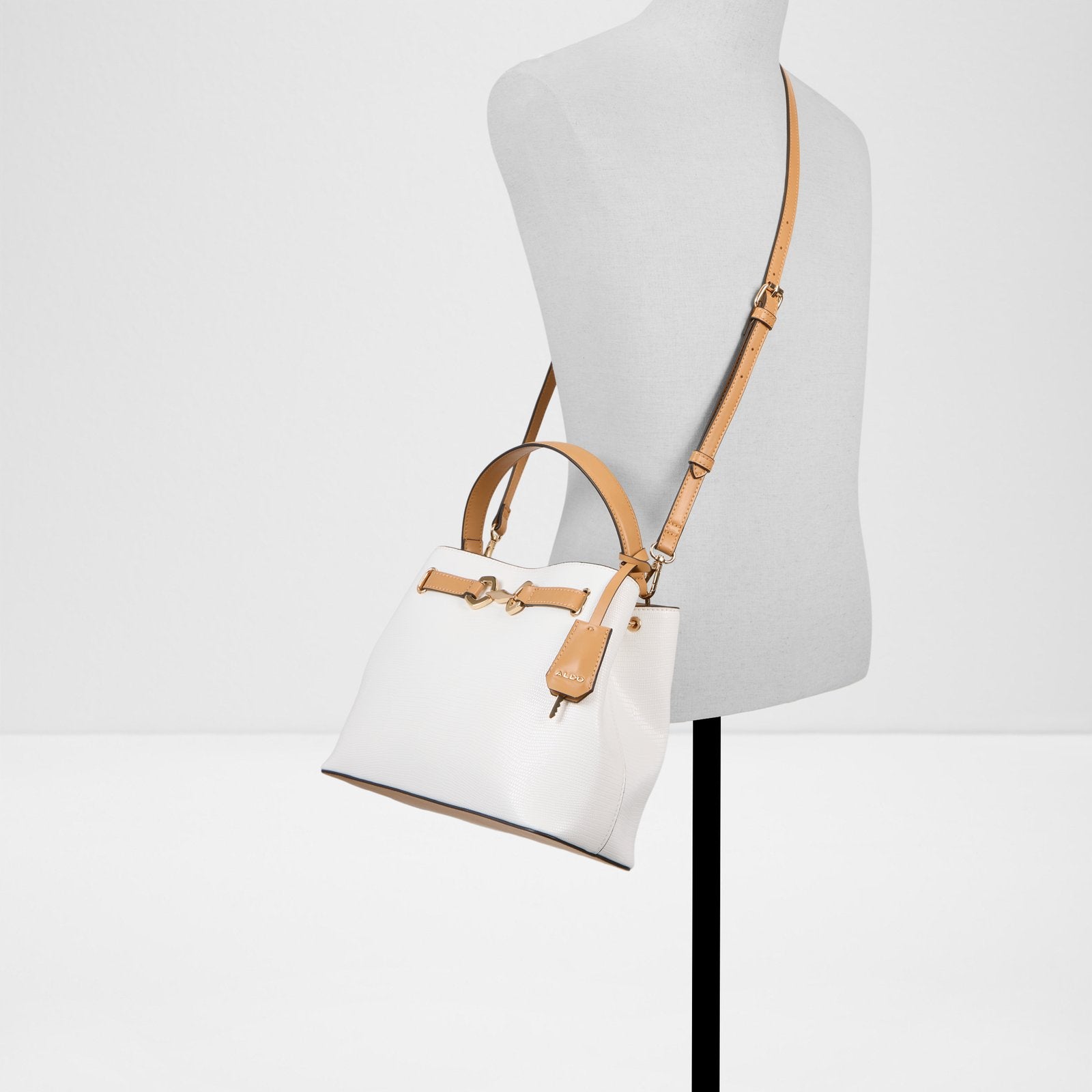 Kadın Beyaz Omuz ve El Çantası-4