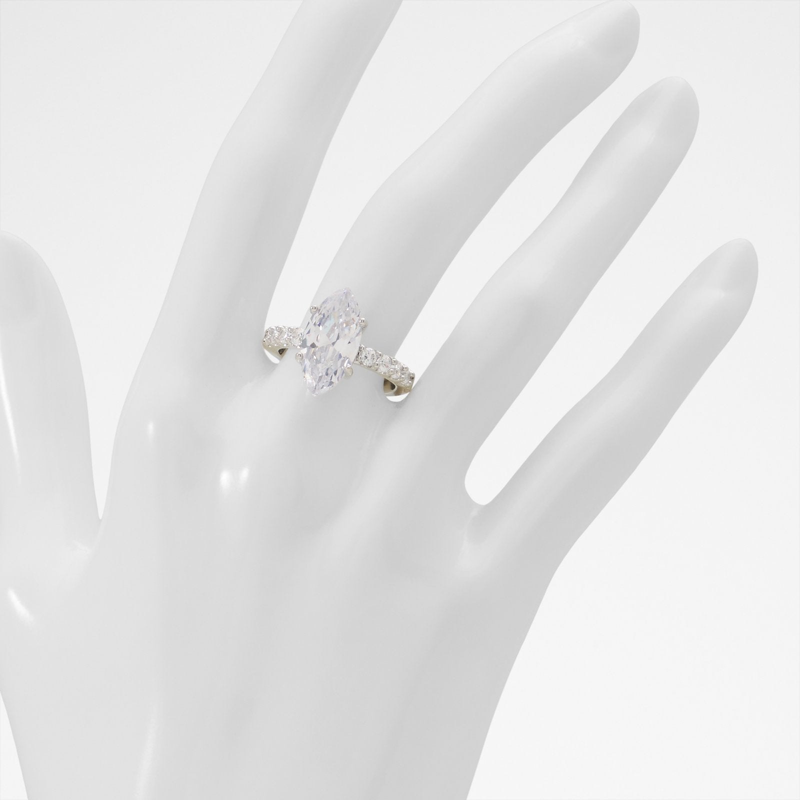 Kadın Gümüş Rengi Yüzük-2