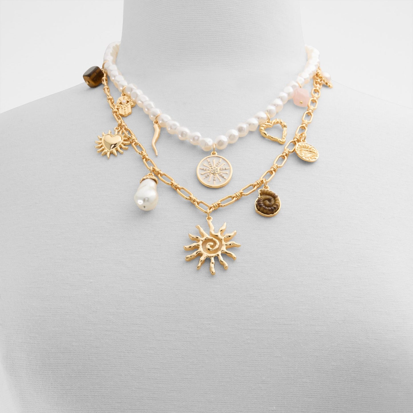 Kadın Gold Rengi Kolye-2