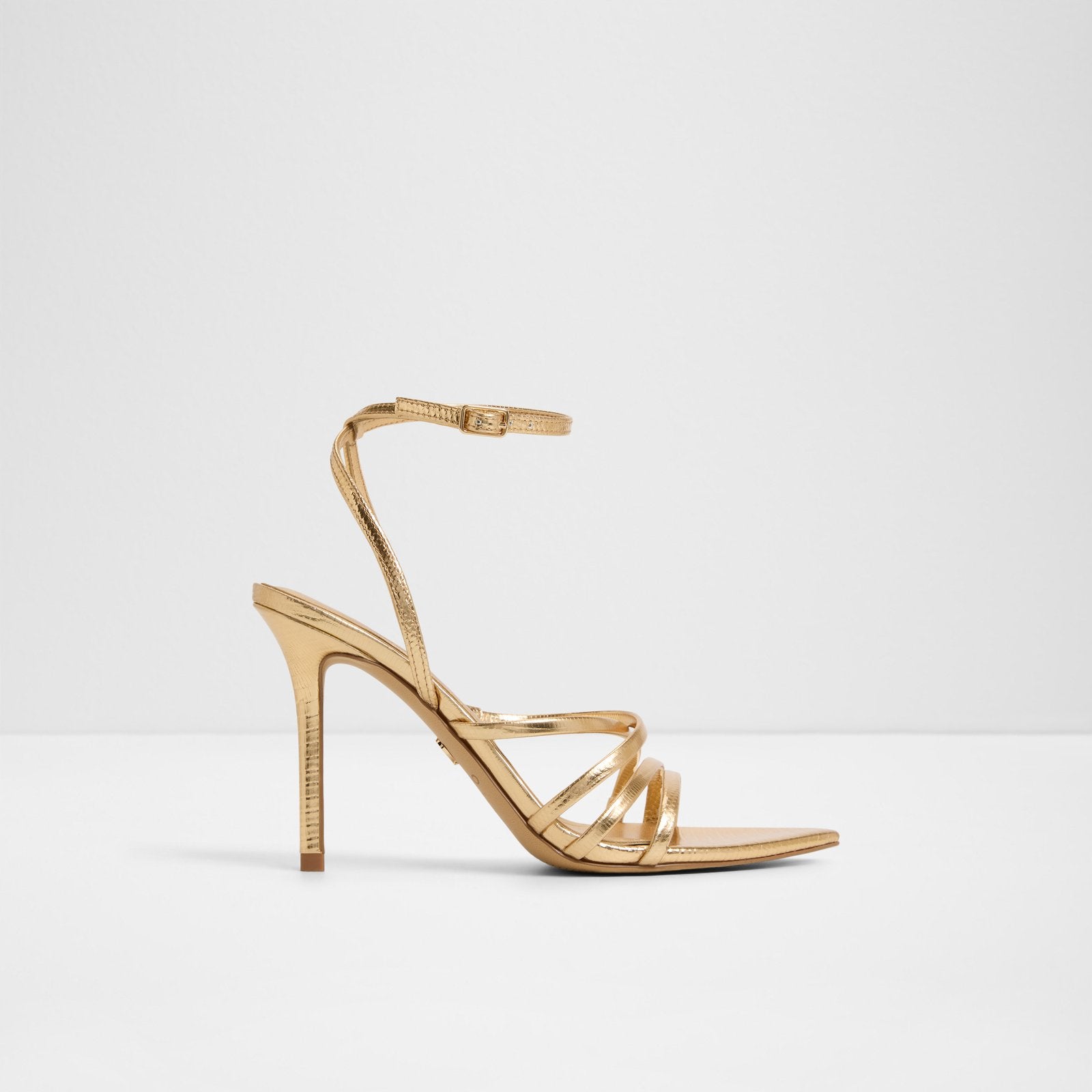 Kadın Gold Topuklu Sandalet-1