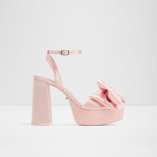Kadın Pembe Topuklu Sandalet-1