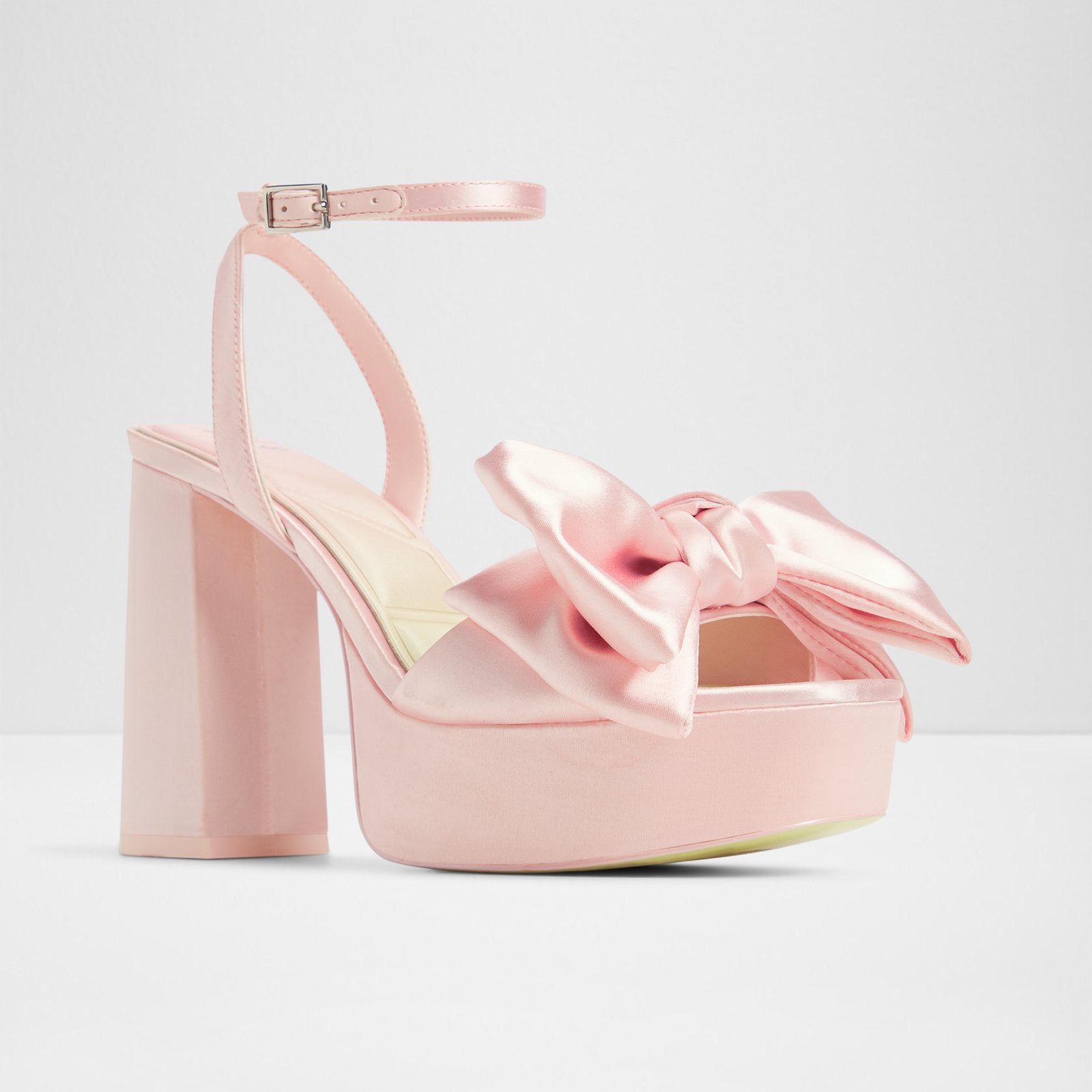 Kadın Pembe Topuklu Sandalet-4