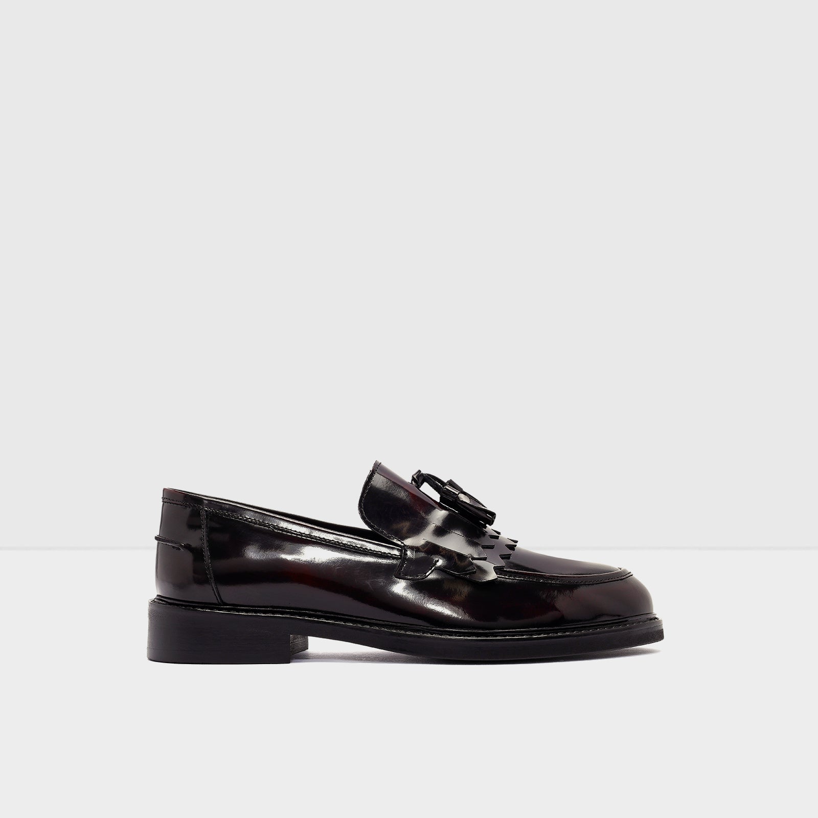 Erkek Bordo Loafer Ayakkabı-1