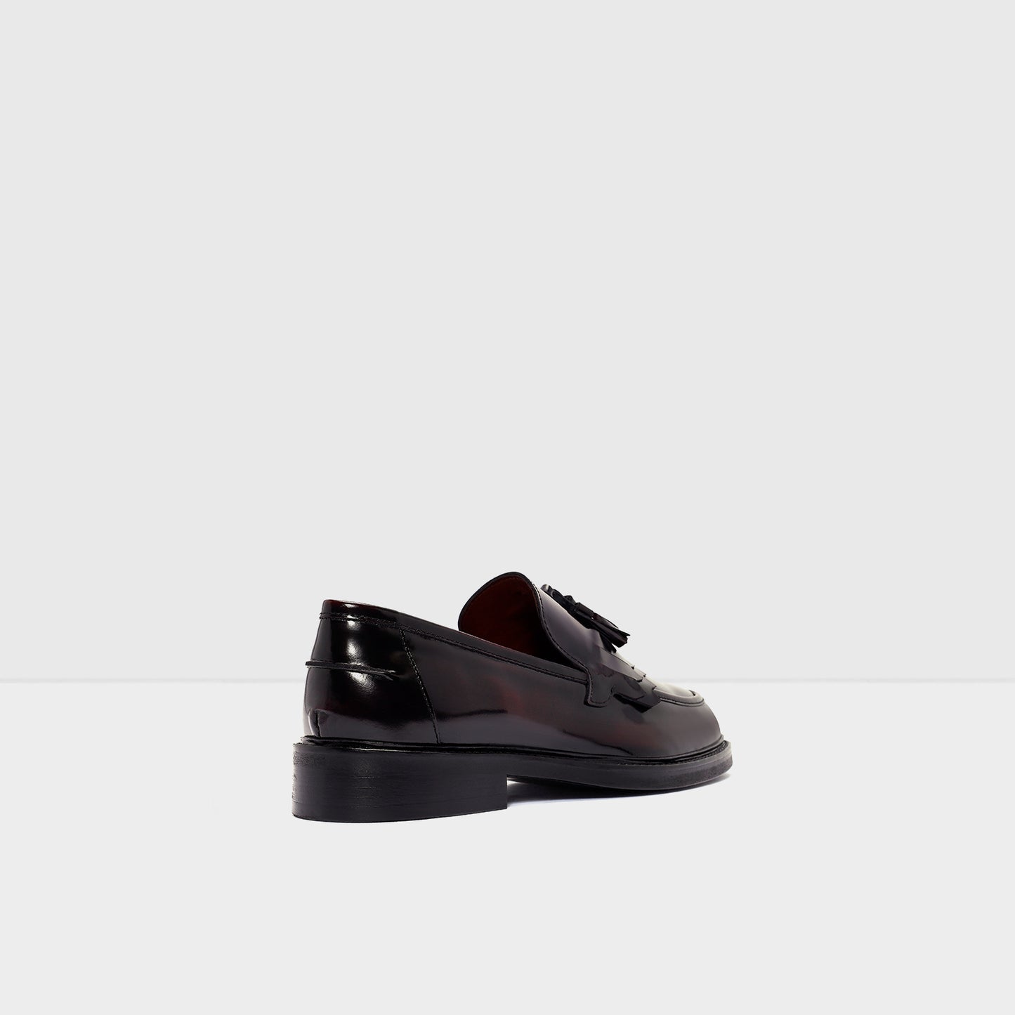 Erkek Bordo Loafer Ayakkabı-2