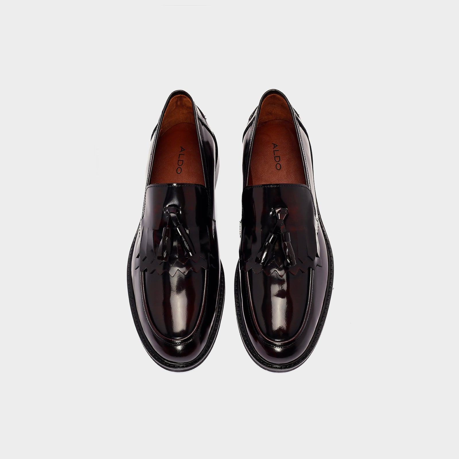 Erkek Bordo Loafer Ayakkabı-5