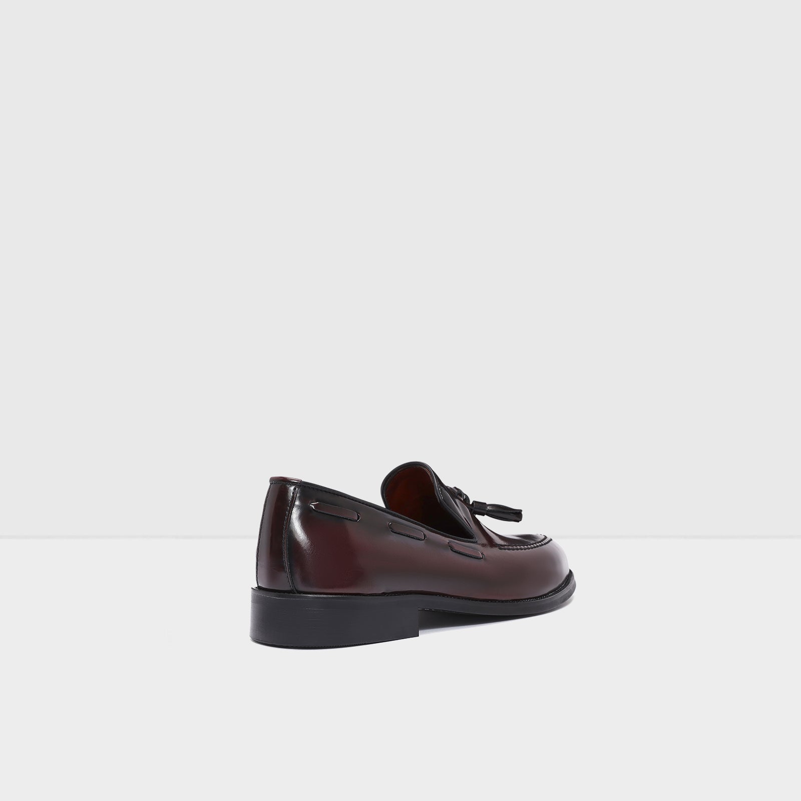 Erkek Bordo Loafer Ayakkabı-2