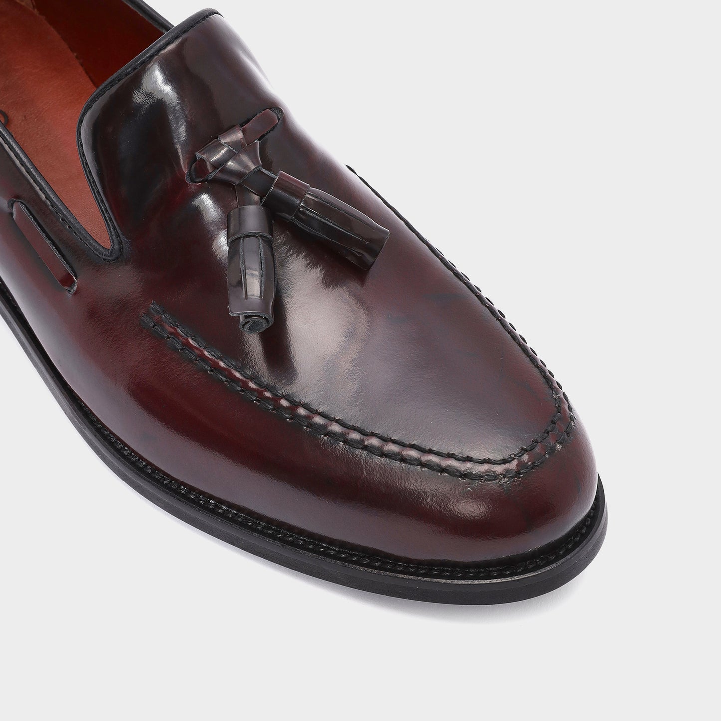 Erkek Bordo Loafer Ayakkabı-6