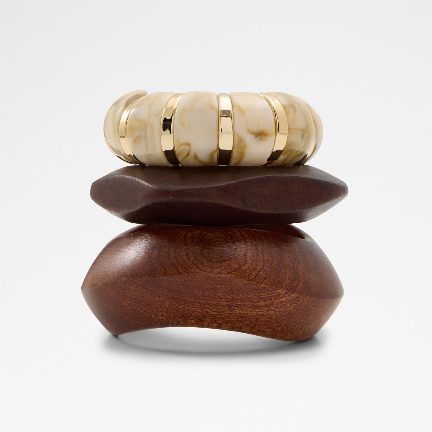 Kadın Kahve Ahşap Bileklik-1