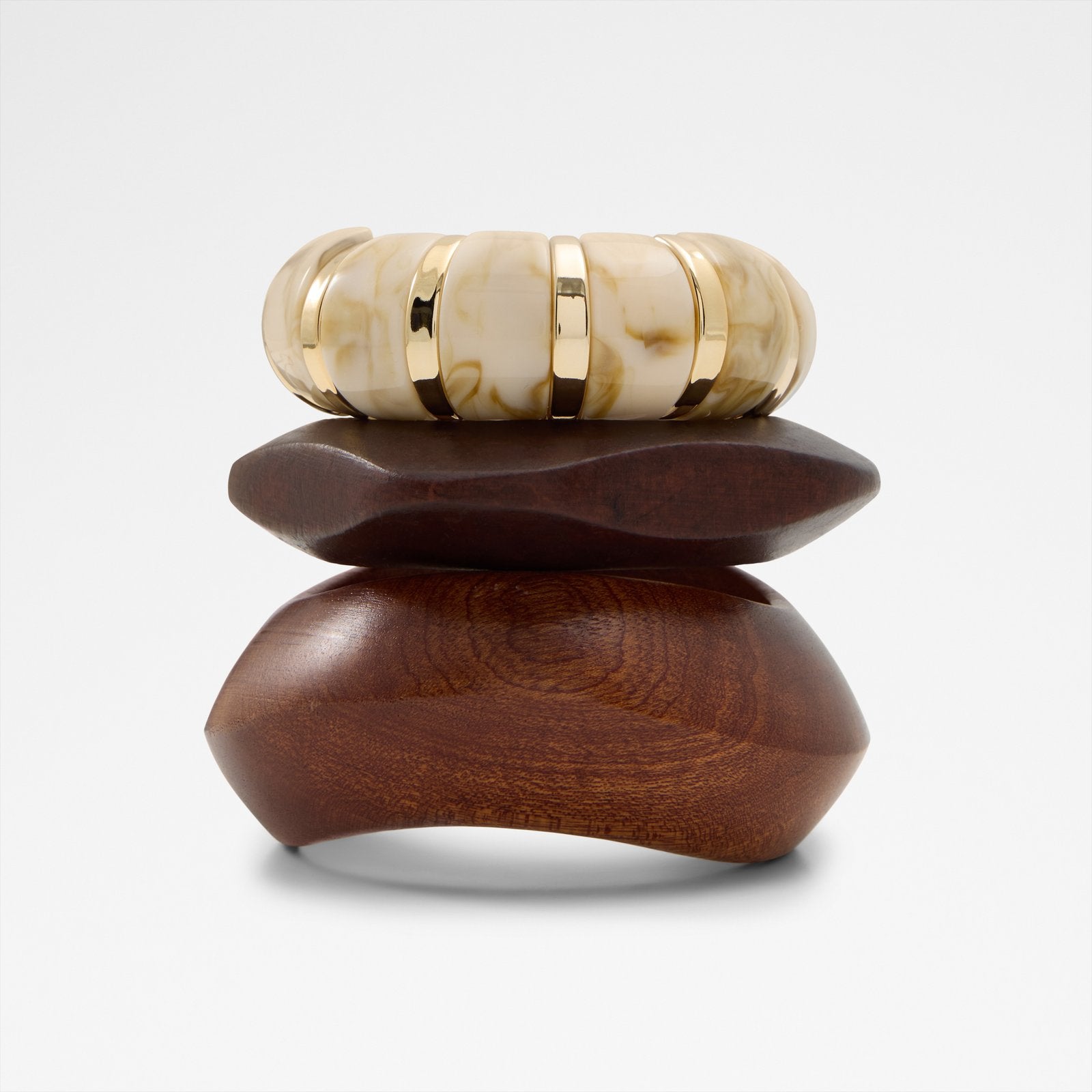 Kadın Kahve Ahşap Bileklik-1