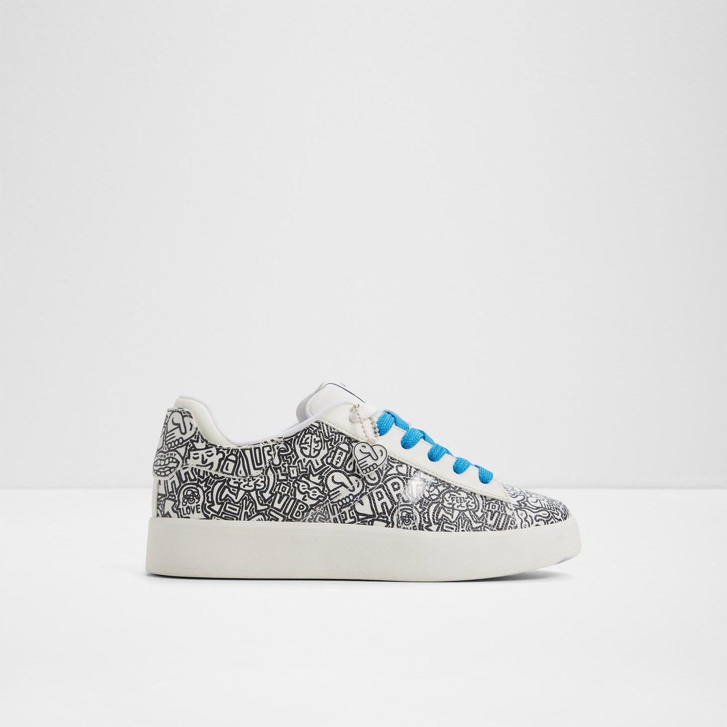 Kadın Beyaz/Siyah Sneaker-1
