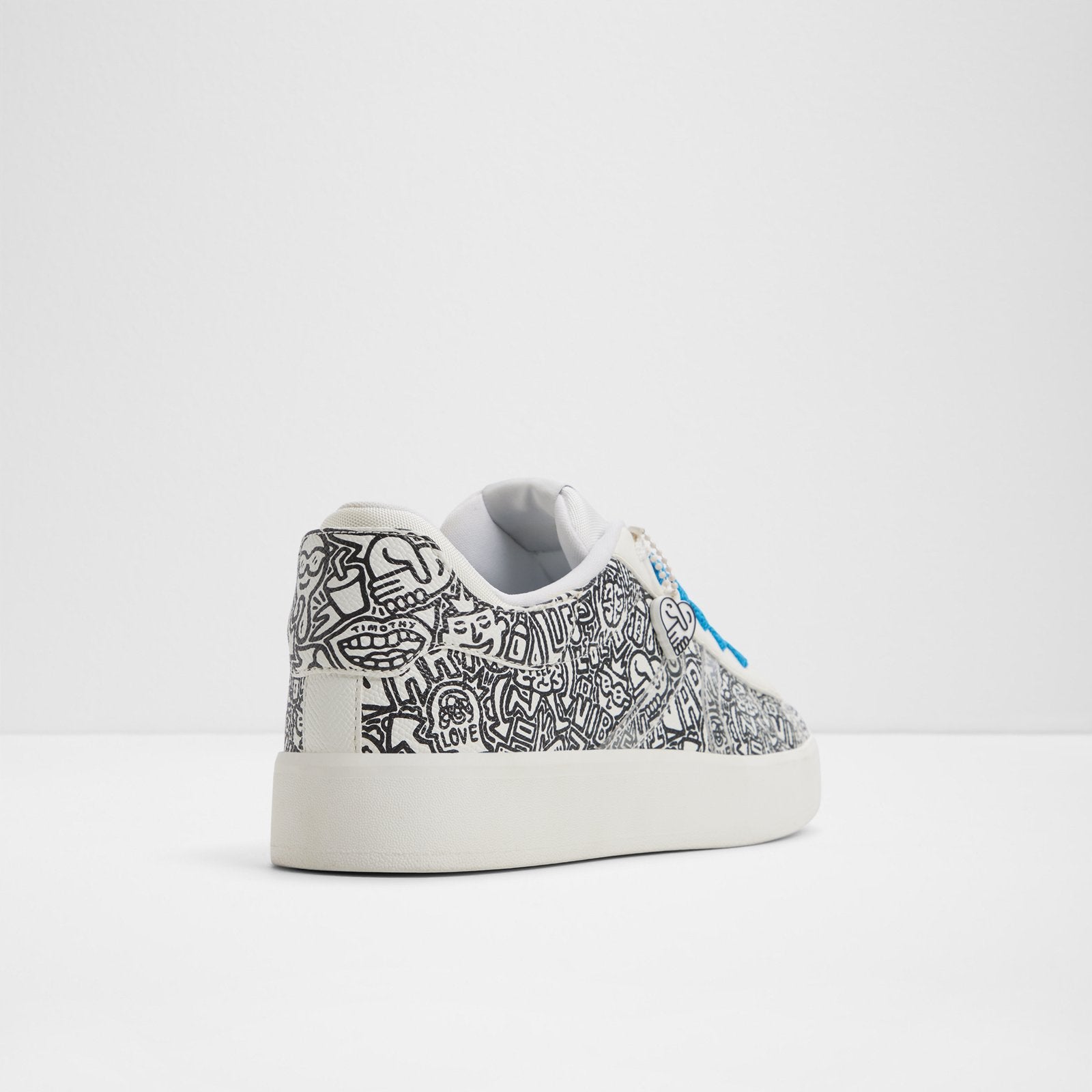 Kadın Beyaz/Siyah Sneaker-2