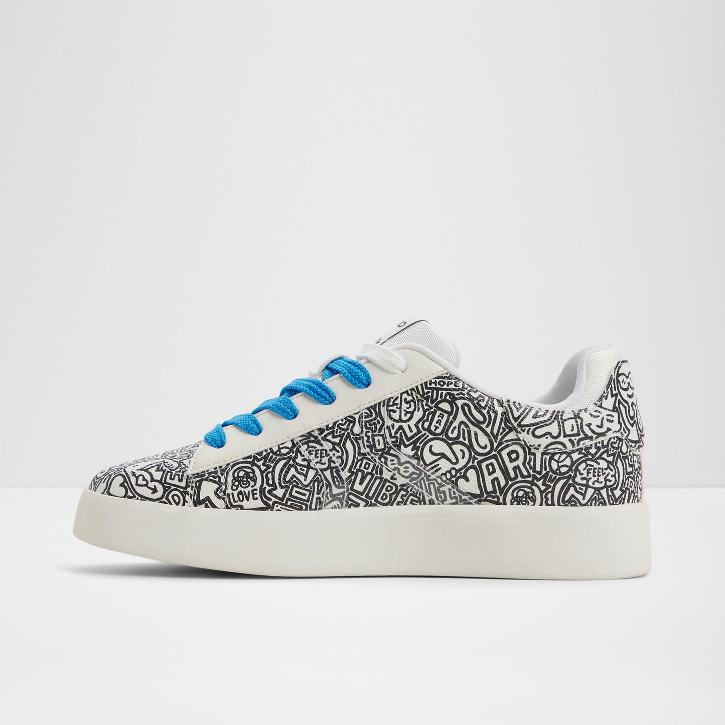 Kadın Beyaz/Siyah Sneaker-3