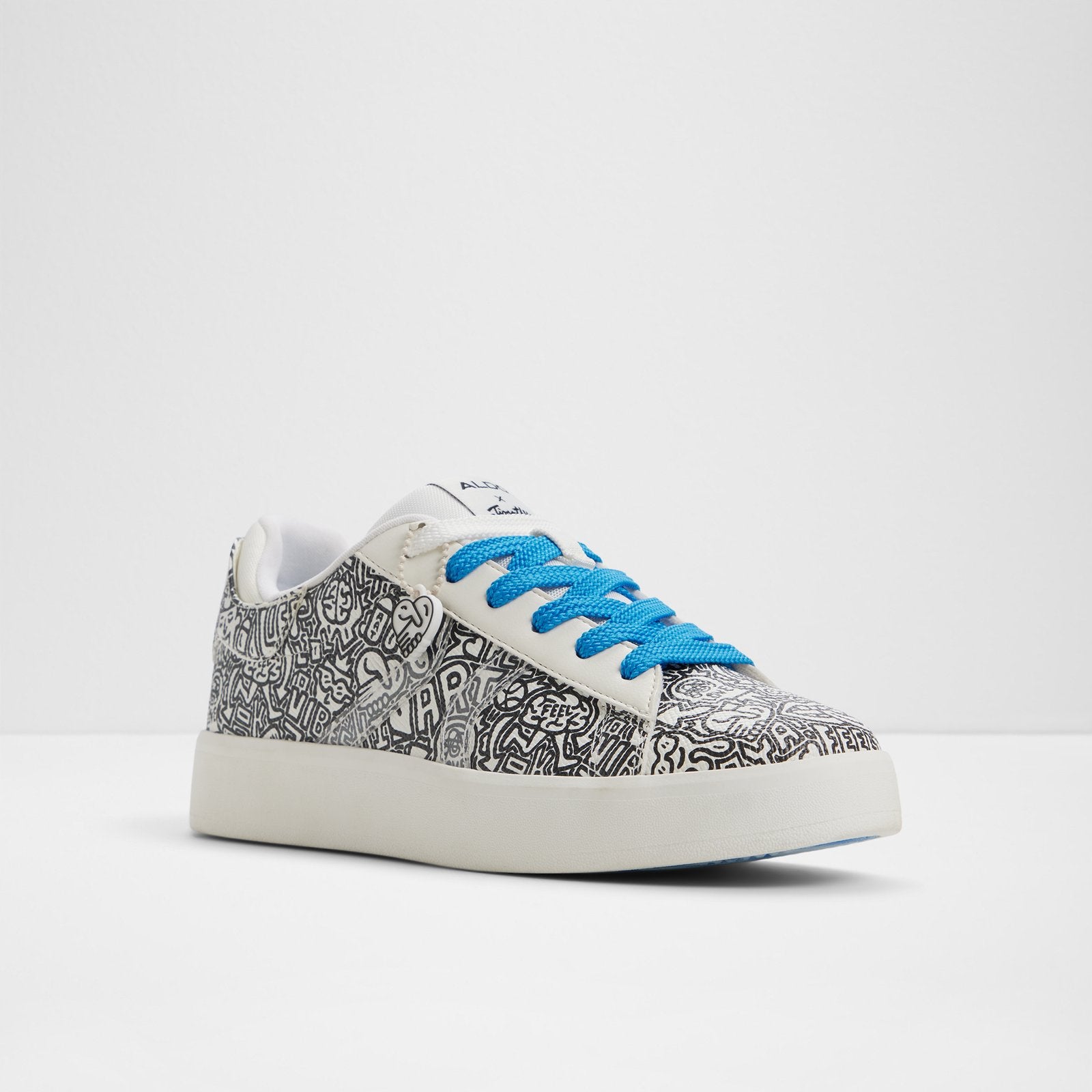 Kadın Beyaz/Siyah Sneaker-4