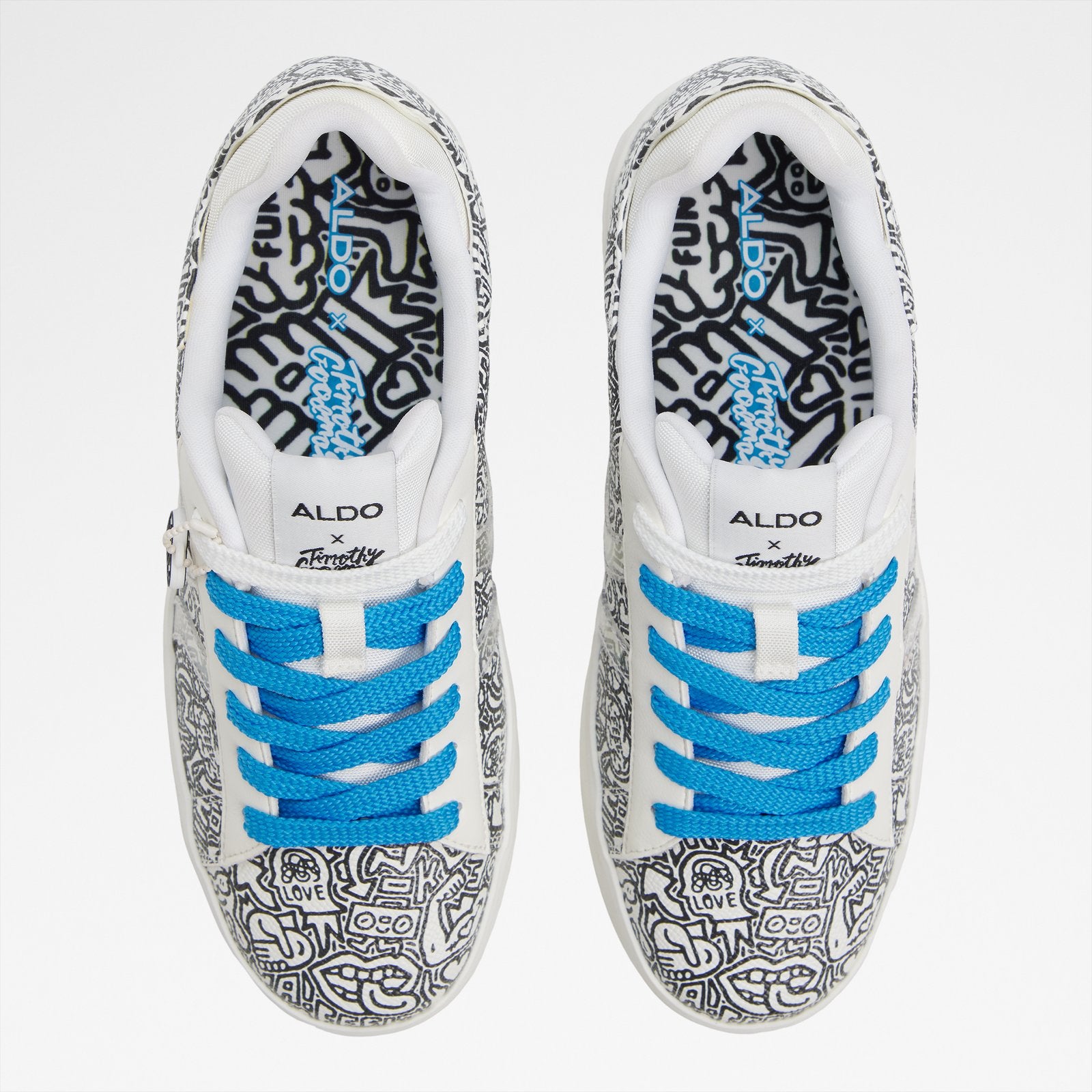 Kadın Beyaz/Siyah Sneaker-6