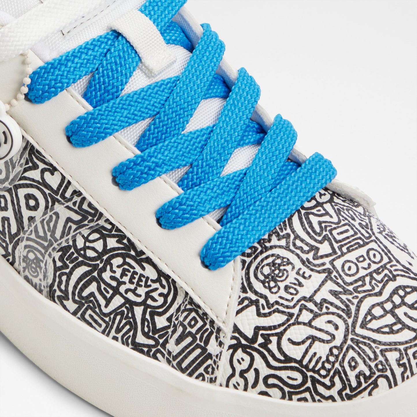 Kadın Beyaz/Siyah Sneaker-8