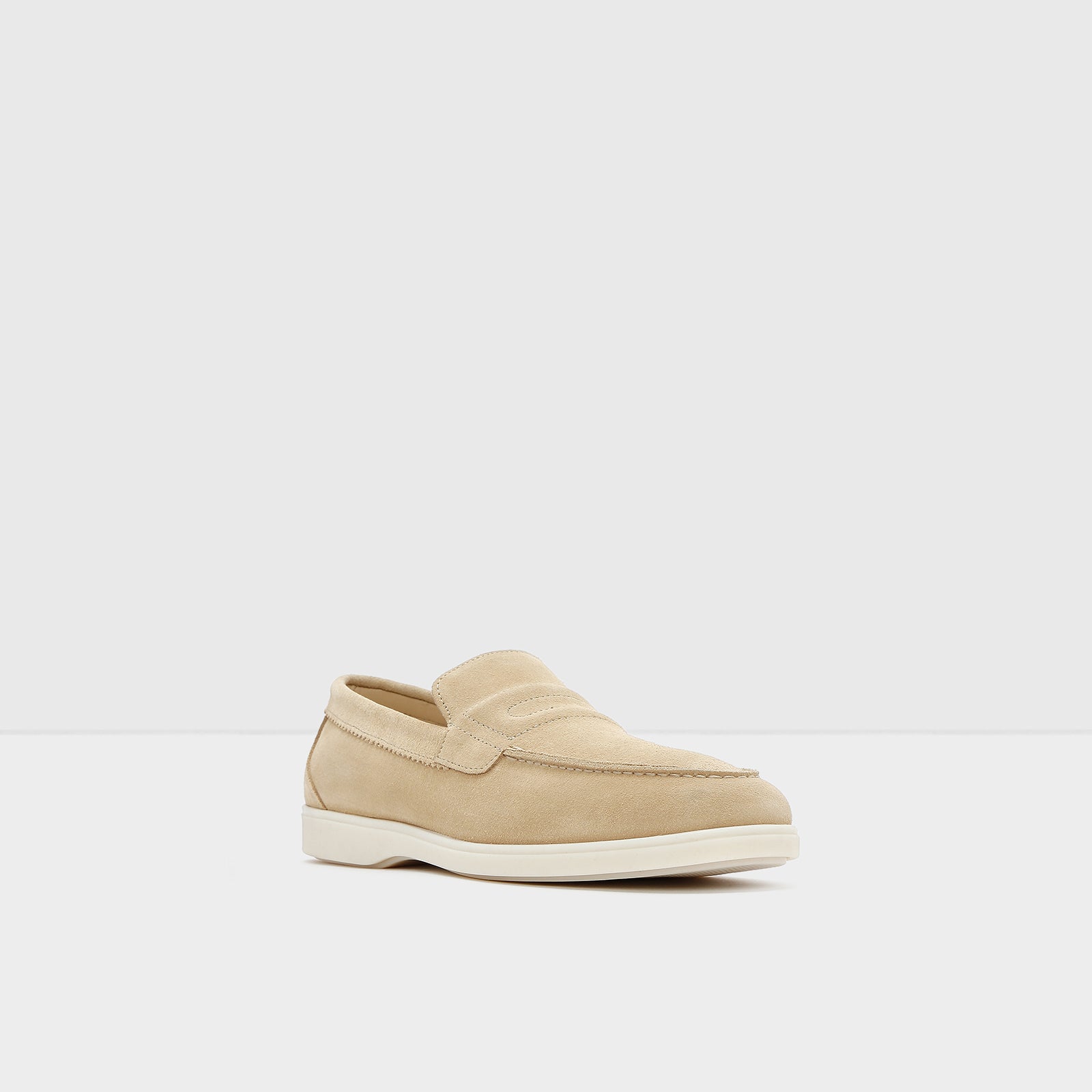 Erkek Bej Loafer-4