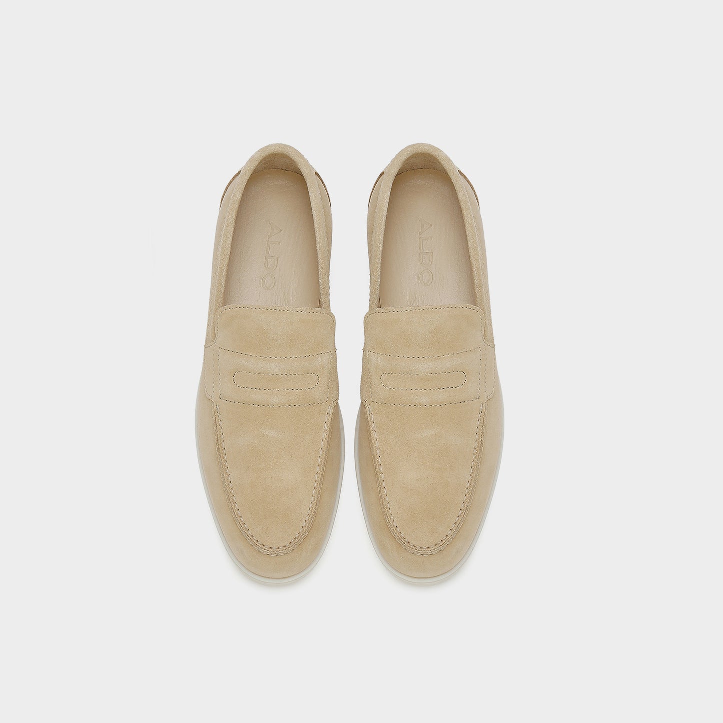 Erkek Bej Loafer-5