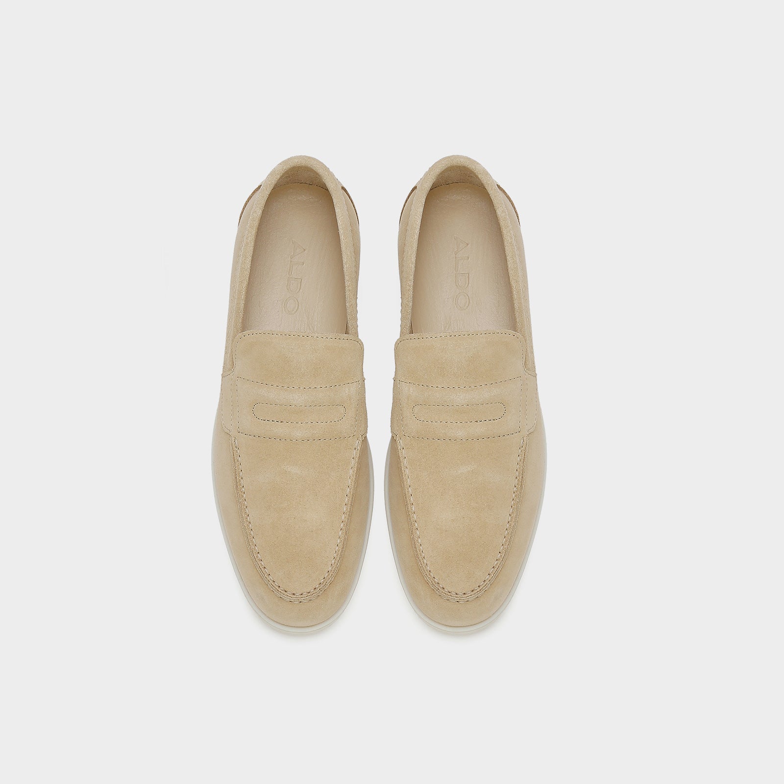Erkek Bej Loafer-5