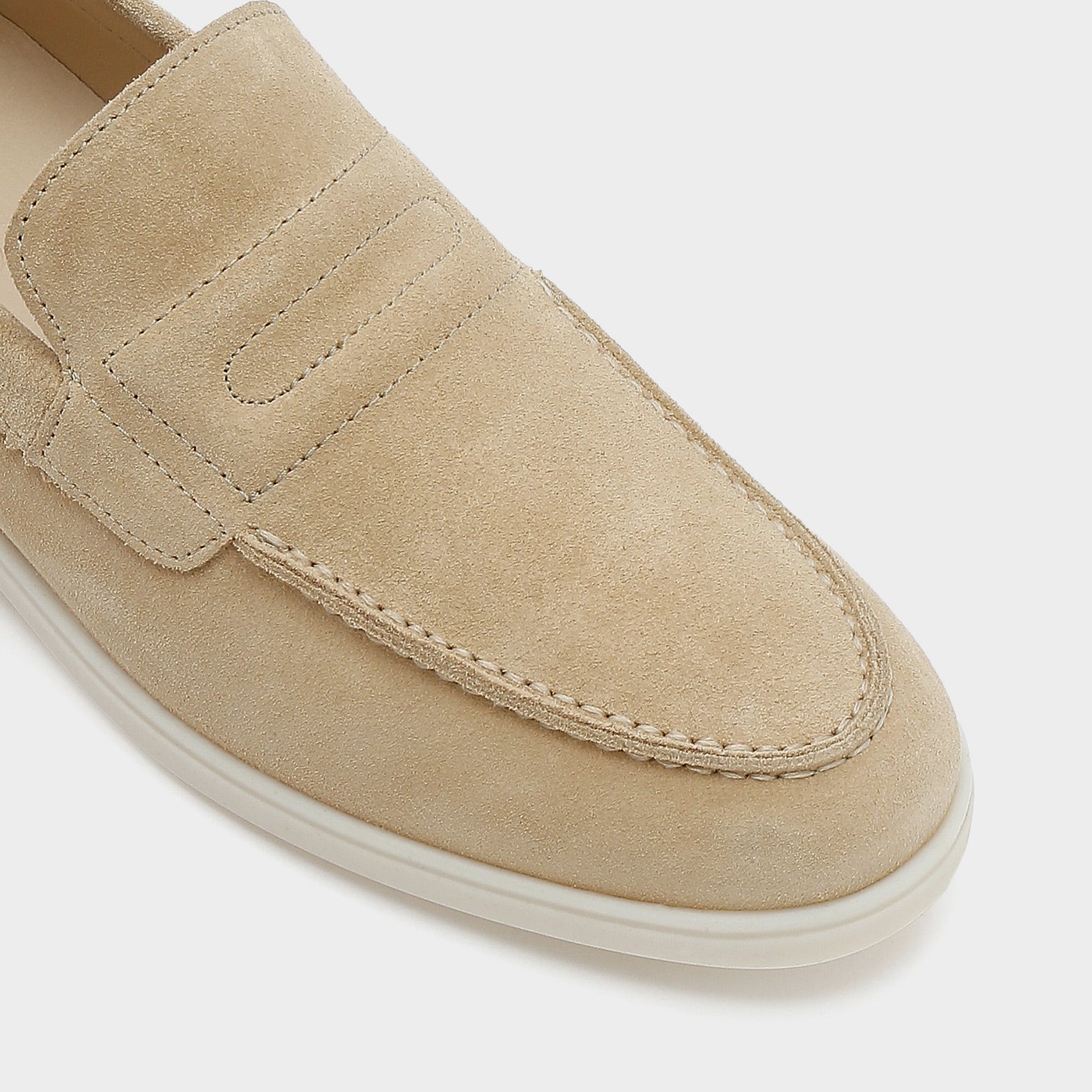 Erkek Bej Loafer-6
