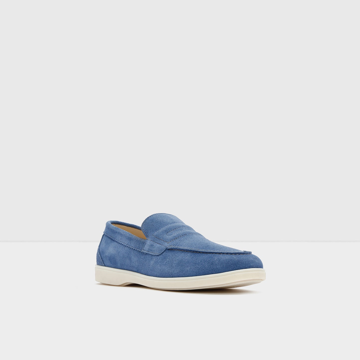 Erkek Mavi Loafer-4