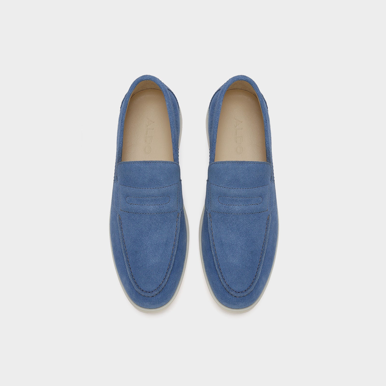 Erkek Mavi Loafer-5