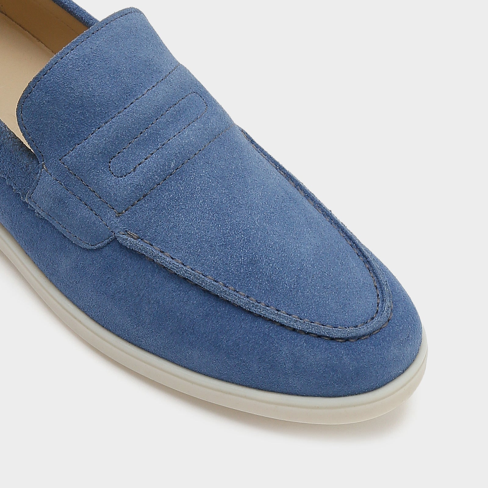 Erkek Mavi Loafer-6