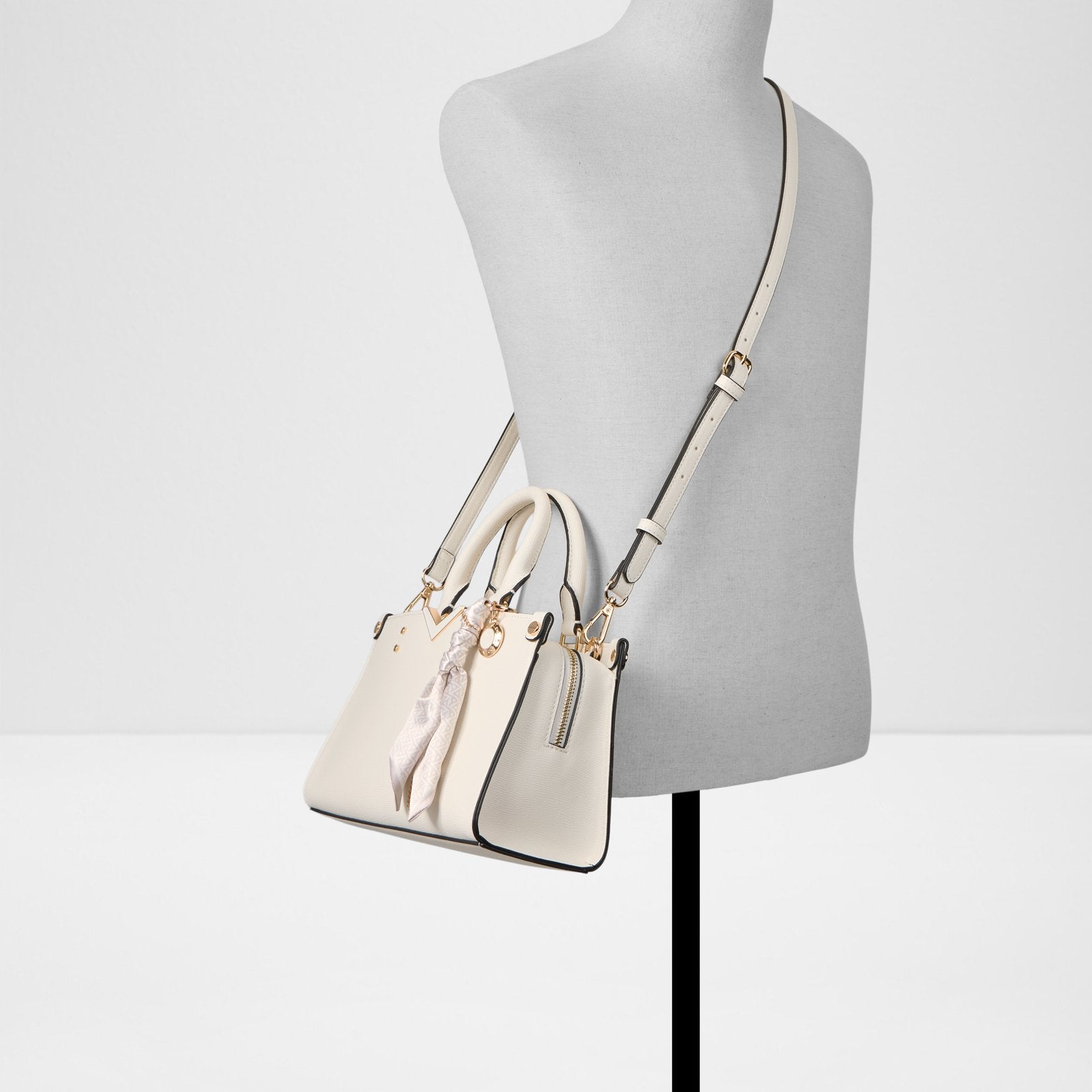 Kadın Beyaz Omuz ve El Çantası-4