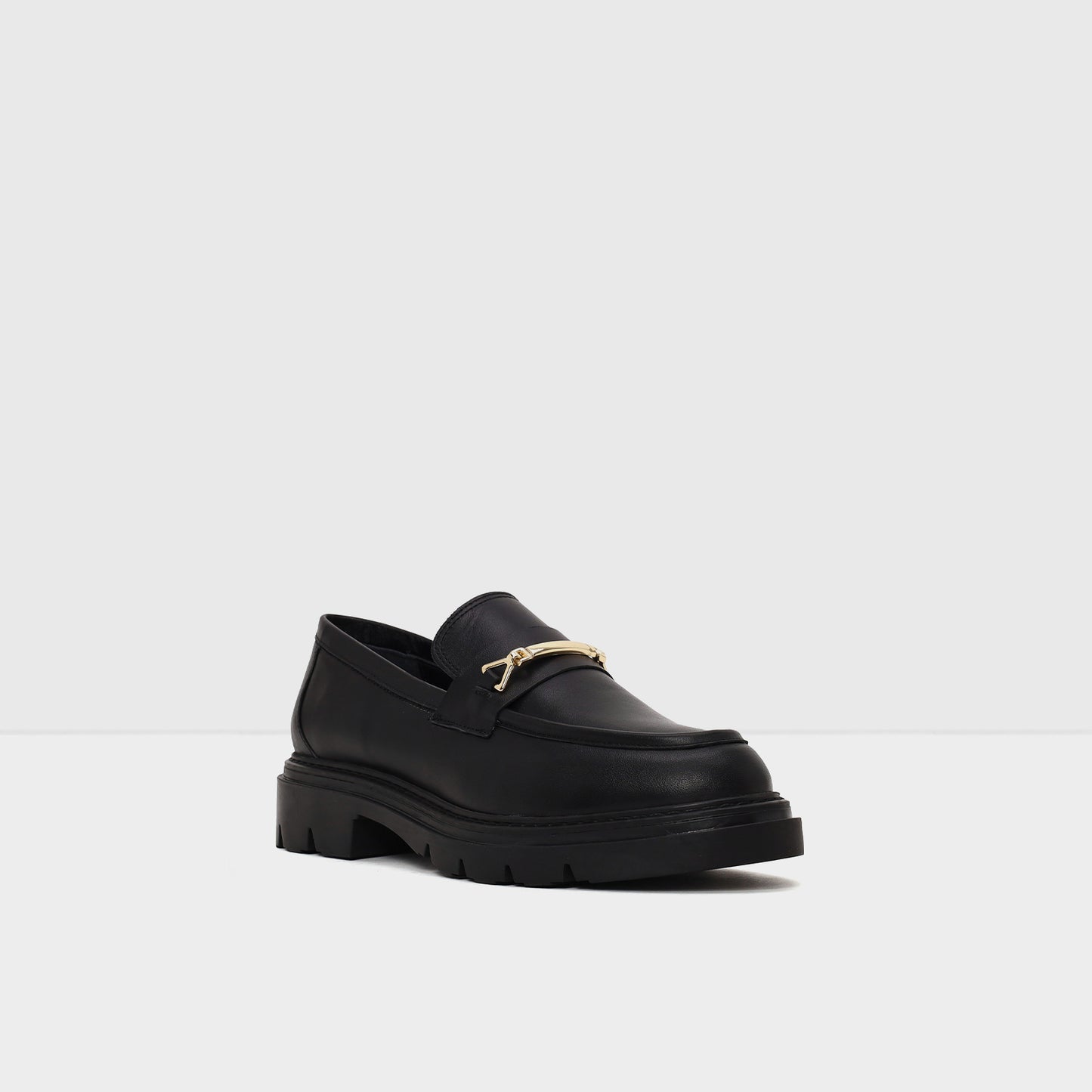 Kadın Siyah Loafer-4
