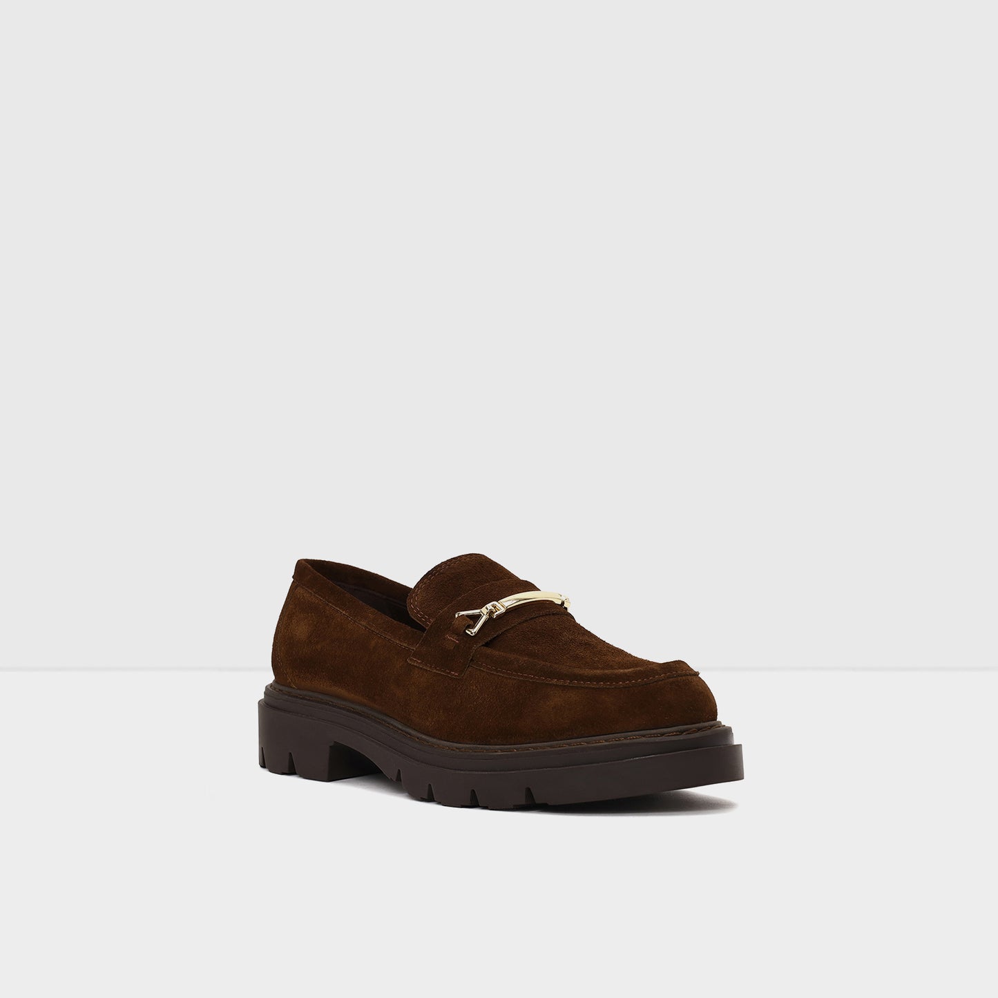 Kadın Kahve Loafer-4