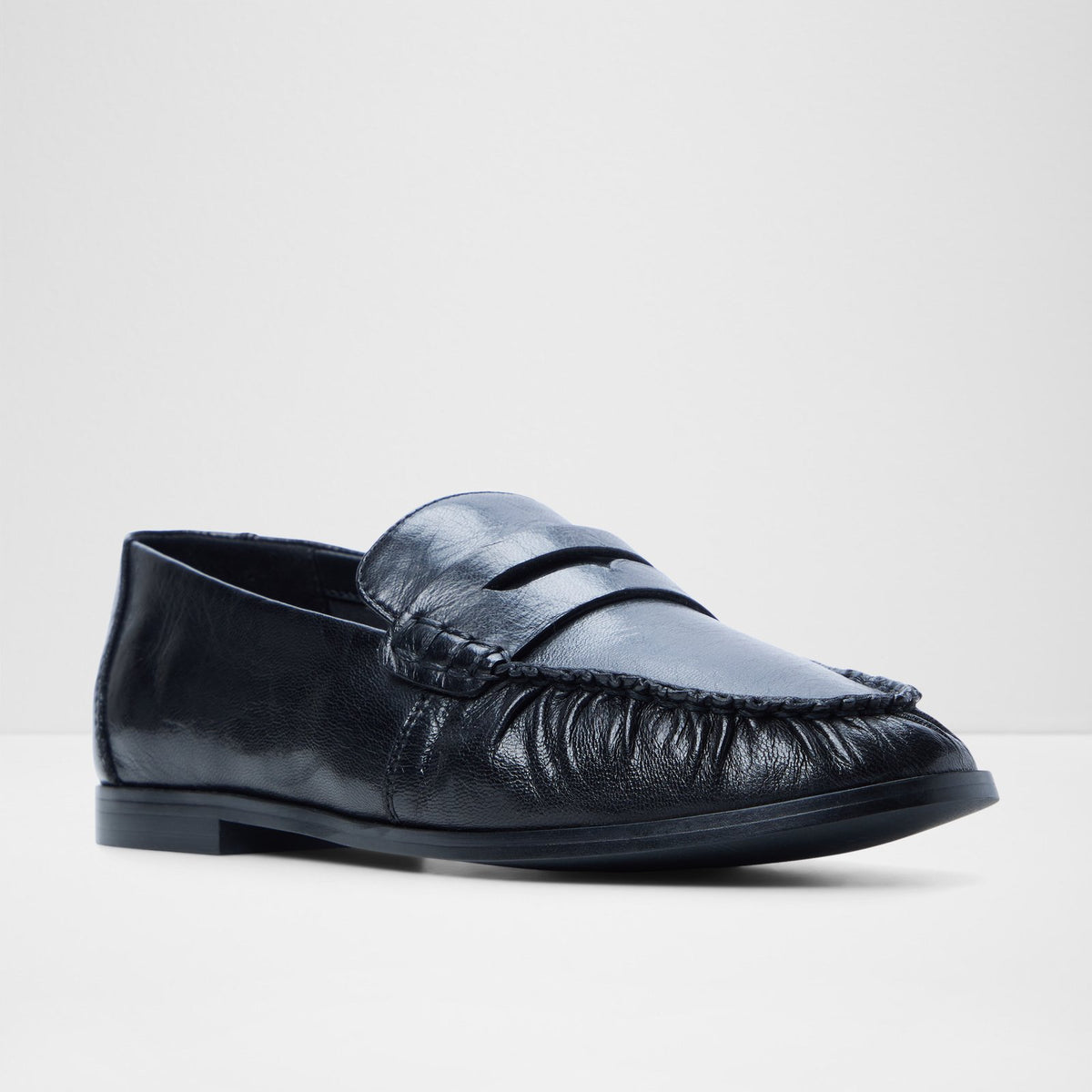 Kadın Siyah Loafer-2