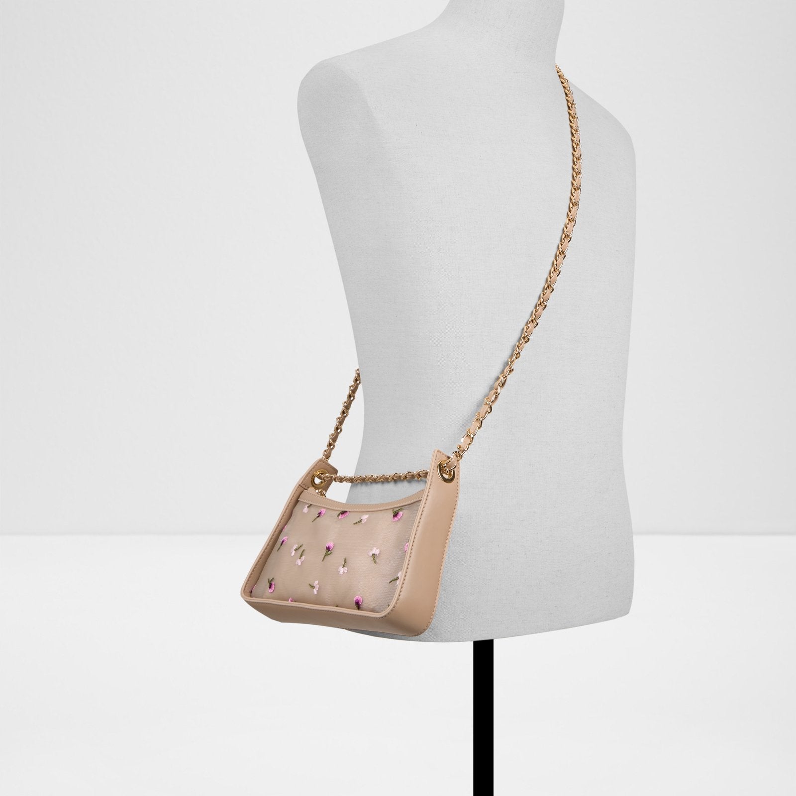 Kadın Bej Omuz ve El Çantası-4